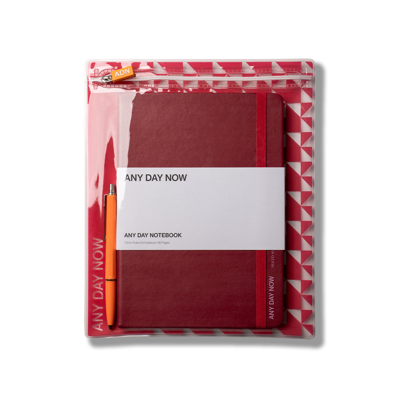 Premium Notebook, Pen & Pouch Gift Set - Elegant Plum & Orange Design - Perfect for Students, Office Professionals & Thoughtful Gifting