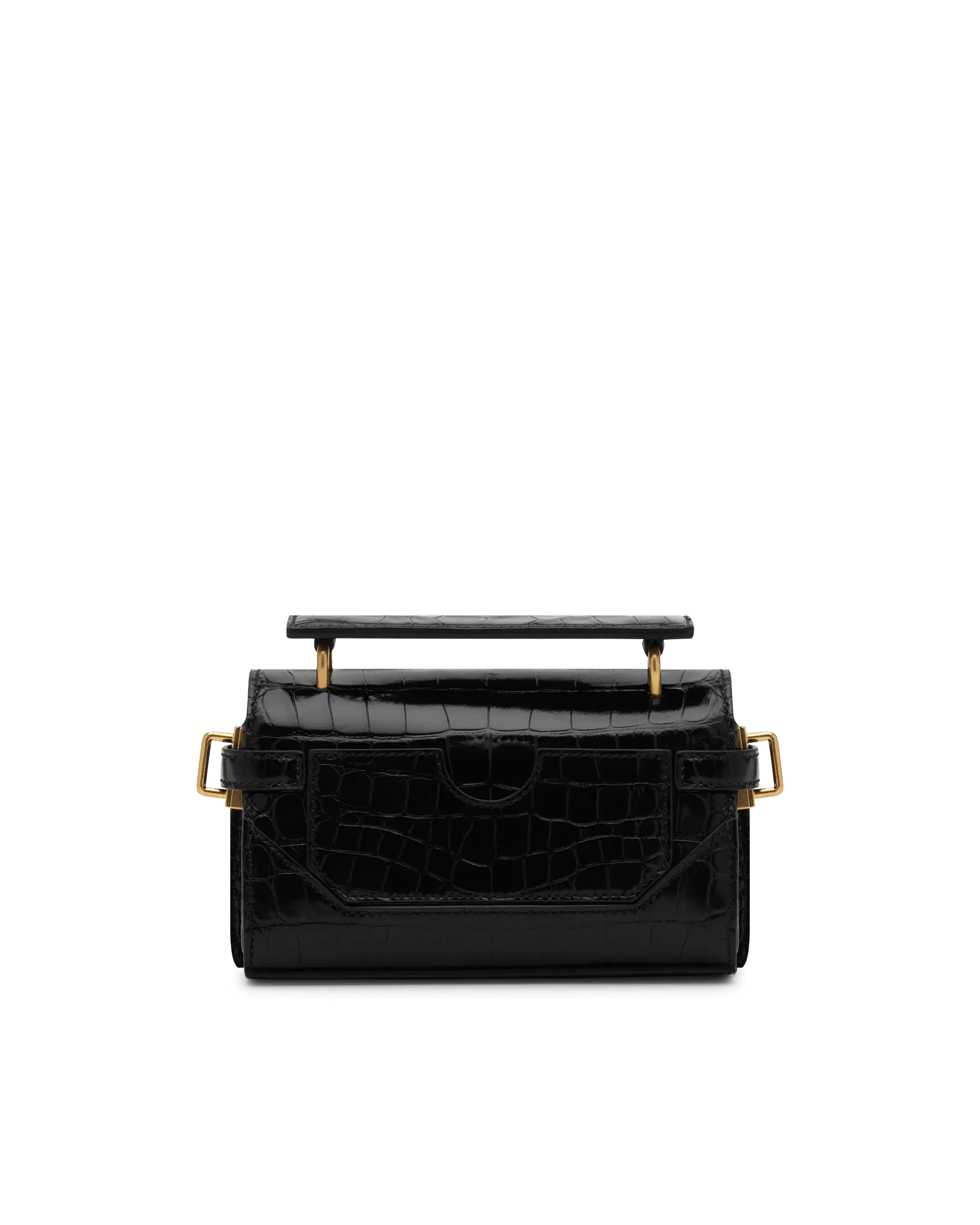 B BUZZ 19 Genuine Leather Crocodile Embossed Handbag for Women - Fashionable Shoulder Bag & Crossbody Purse for Work, Travel & Evening Events