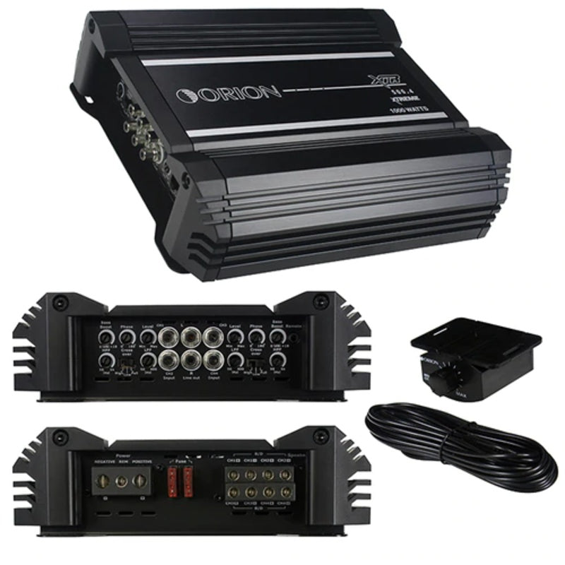 ORION XTR5004 XTR Series 4 Channel Car Amplifier - 2000W High Power Audio Stereo Amp for Car Audio System, Home Theater & DJ Setup - Perfect for Bass Boost & Clear Sound in Vehicles, Boats & Parties