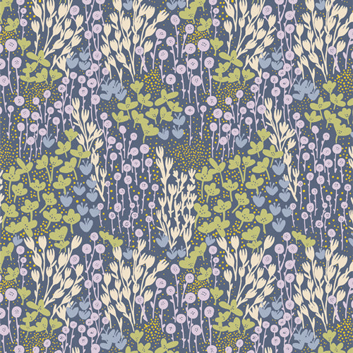 Art Gallery Fabrics Fresh Linen FRE32301 Backyard Field Night - Premium Cotton Fabric for Quilting, Apparel & Home Decor Projects