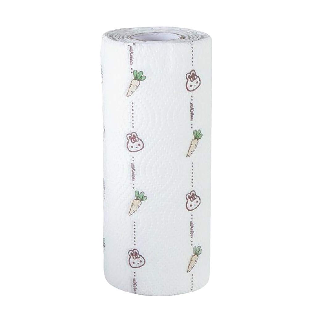 Zerlibeaful Premium Washable Kitchen Towels - Durable Dish, Glass & Desk Cloths - Oil Blotting Paper & Dumpling Wrappers (Size C, One Size) - Perfect for Cooking, Baking & Household Cleaning