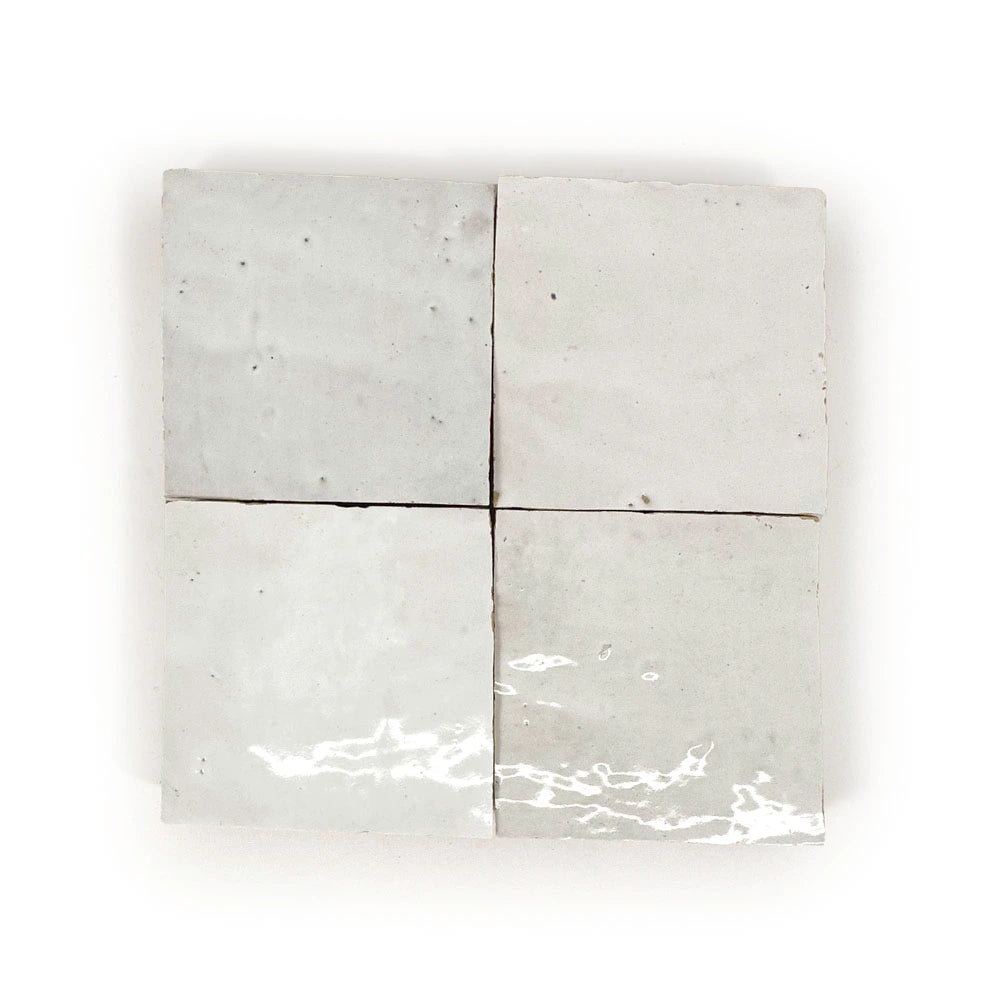 Handmade Moroccan Zellige Wall Tiles - Authentic Cement Tiles for Kitchen Backsplash, Bathroom & Shower - Elegant Geometric Patterns for Home Decor