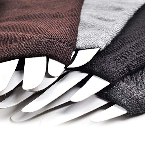 Fingerless Elastic Arm Sleeves for Women - Winter Warm Fleece Lined Arm Covers in Light Grey - Perfect for Office, Driving & Outdoor Activities