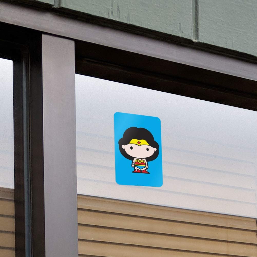 Wonder Woman Chibi Character Sign - Cute Superhero Home & Office Decor for Comic Fans - Perfect for Bedroom, Living Room, or Workspace