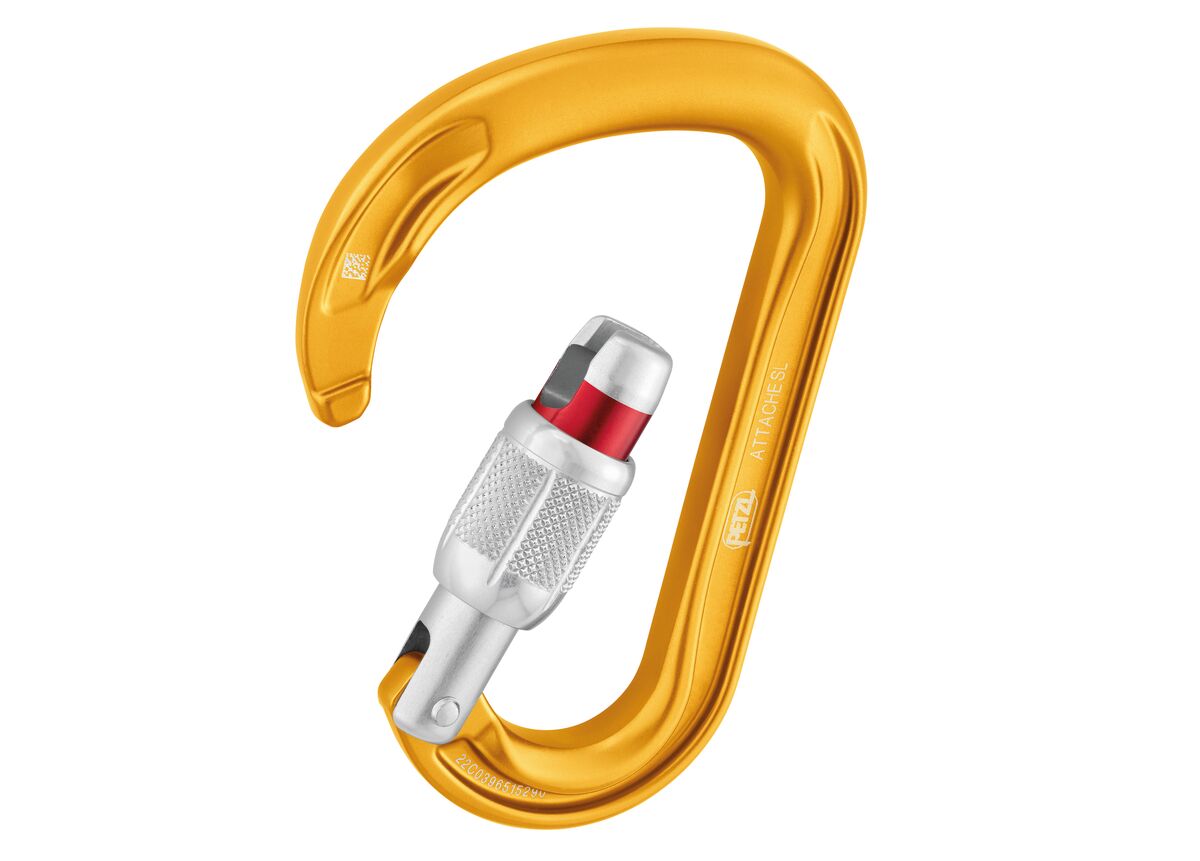 Secure Attache Screw Lock Carabiner - Heavy Duty Climbing Clip for Outdoor Gear, Keychains & Backpacks | Perfect for Hiking, Camping & Travel Accessories