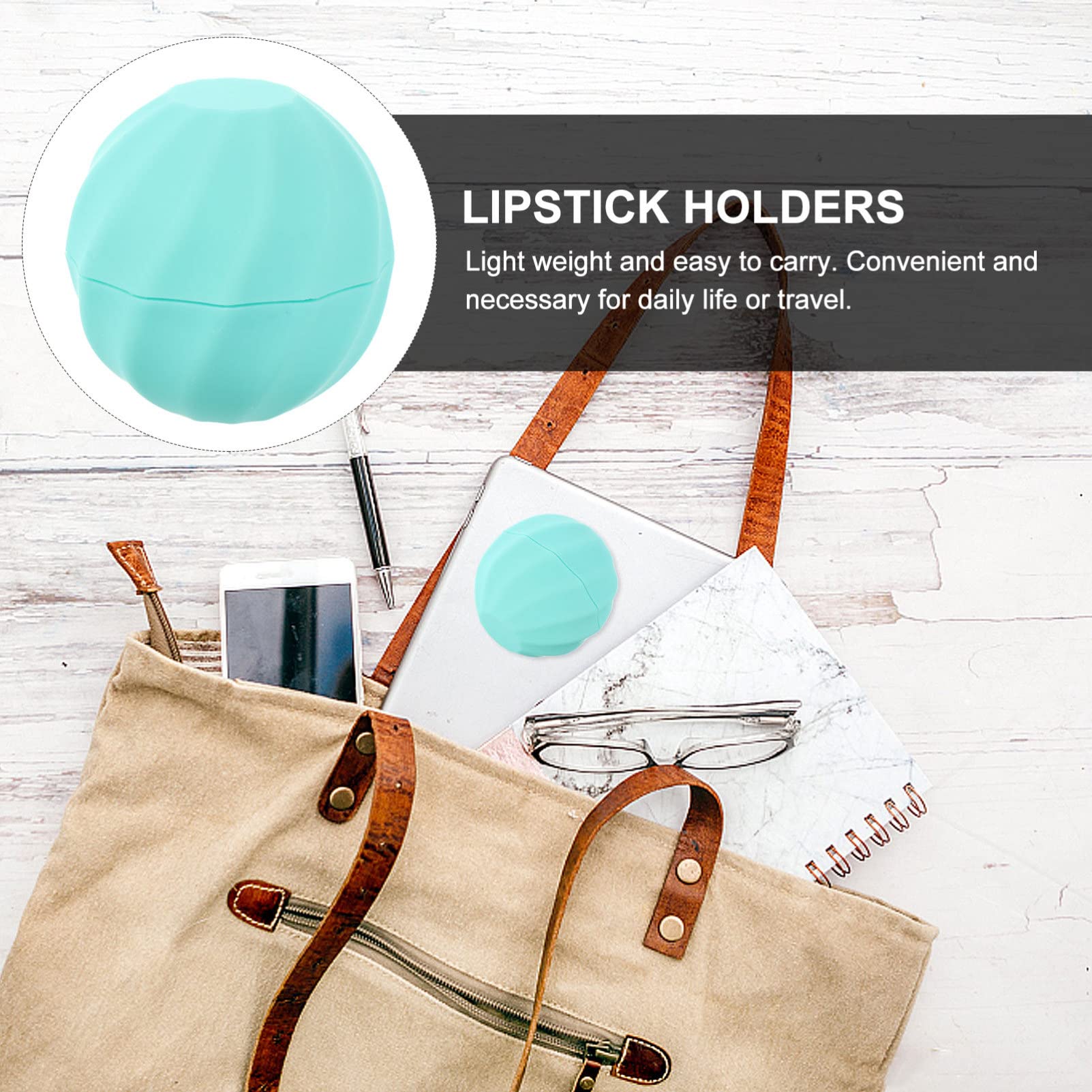 Refillable Empty Lip Balm Containers - 10Pcs Round DIY Lip Balm Balls for Homemade Cosmetics, Lipstick & Skincare - Perfect for DIY Beauty, Travel & Gifts
