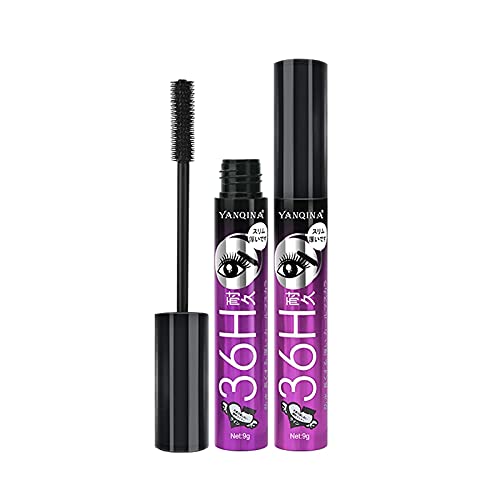Aloohaily 3-in-1 Colored Mascara - Waterproof Fiber Lash Extensions for Length & Volume | Purple, Black & Brown | Long Lasting Eye Makeup for Women & Girls | Perfect for Parties, Weddings & Night Out Looks