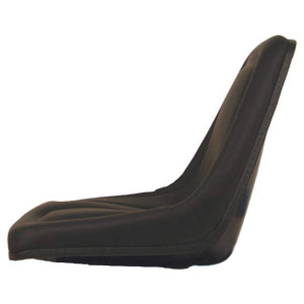 RAParts TMS444BL Black Michigan Style Seat with Slide Track - Universal Fit for Multiple Car Brands & Models - Perfect for Jeep, Truck & Off-Road Vehicle Upgrades