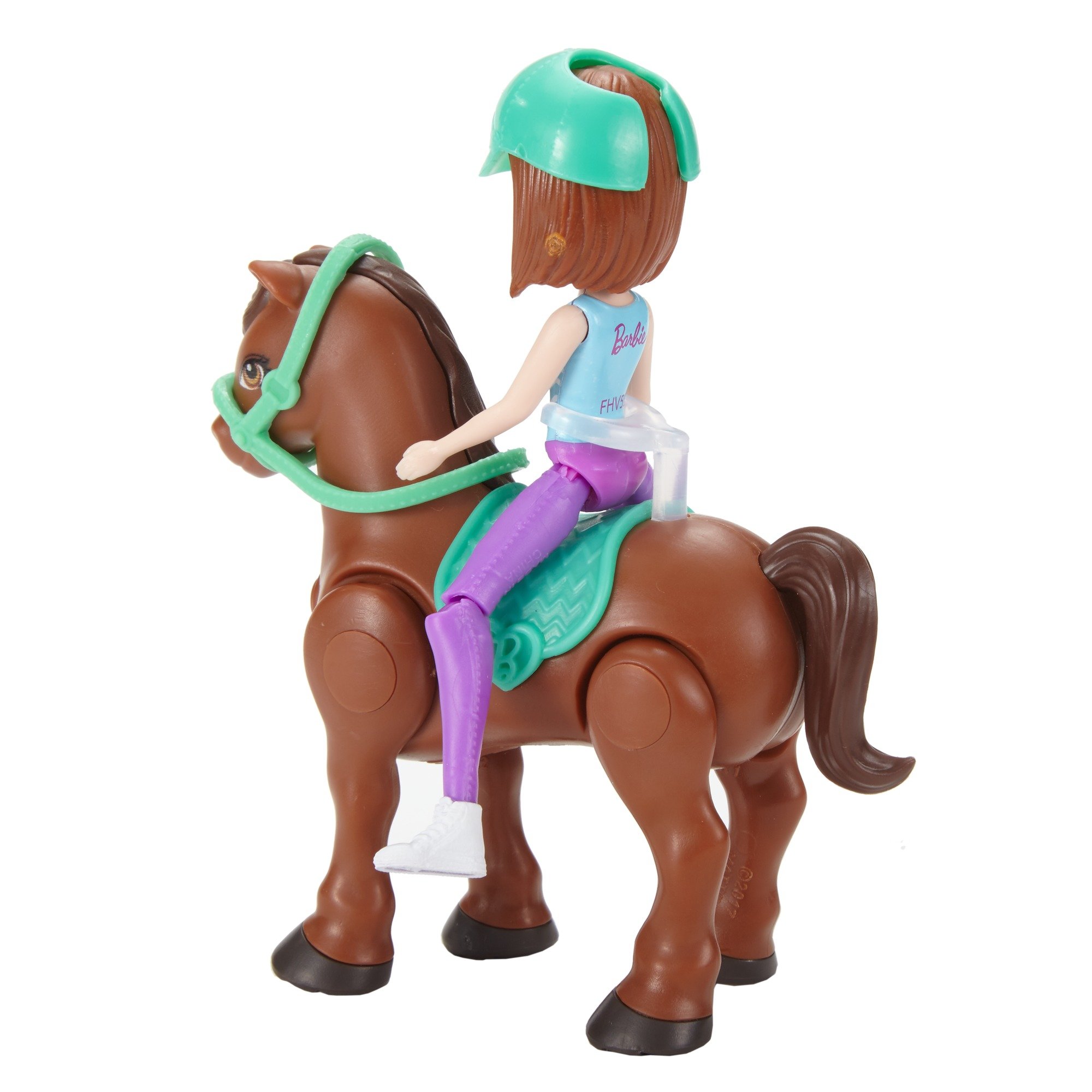 Barbie On The Go™ Brown Pony and Doll Playset - Multicolor Fashion Doll with Horse for Girls Age 4+ | Pretend Play, Birthday Gift, Travel Toy