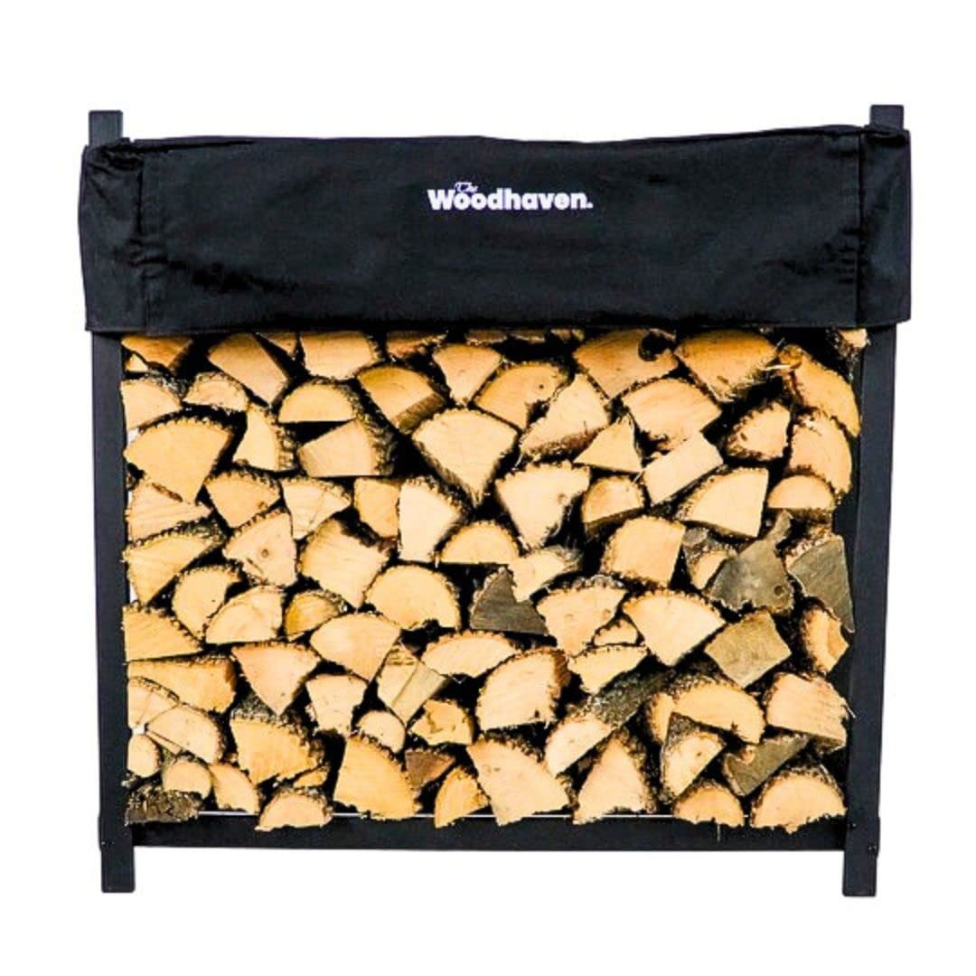Heavy Duty 4ft Firewood Rack with Cover - 48