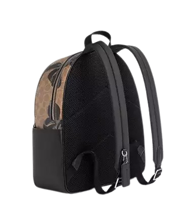 Coach Signature Canvas Court Backpack with Bow Print - Stylish & Durable Women's Backpack for Work, School & Travel