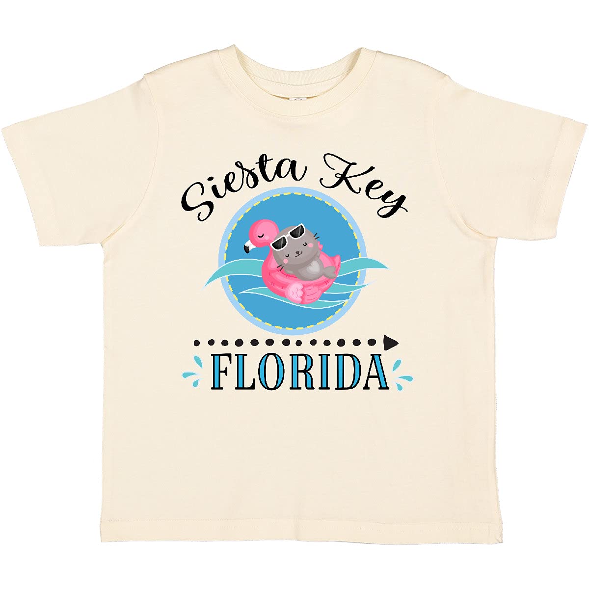 Inktastic Siesta Key Florida Beach Trip Toddler T-Shirt - Soft Cotton Kids Tee for Vacation, Family Outings & Summer Fun