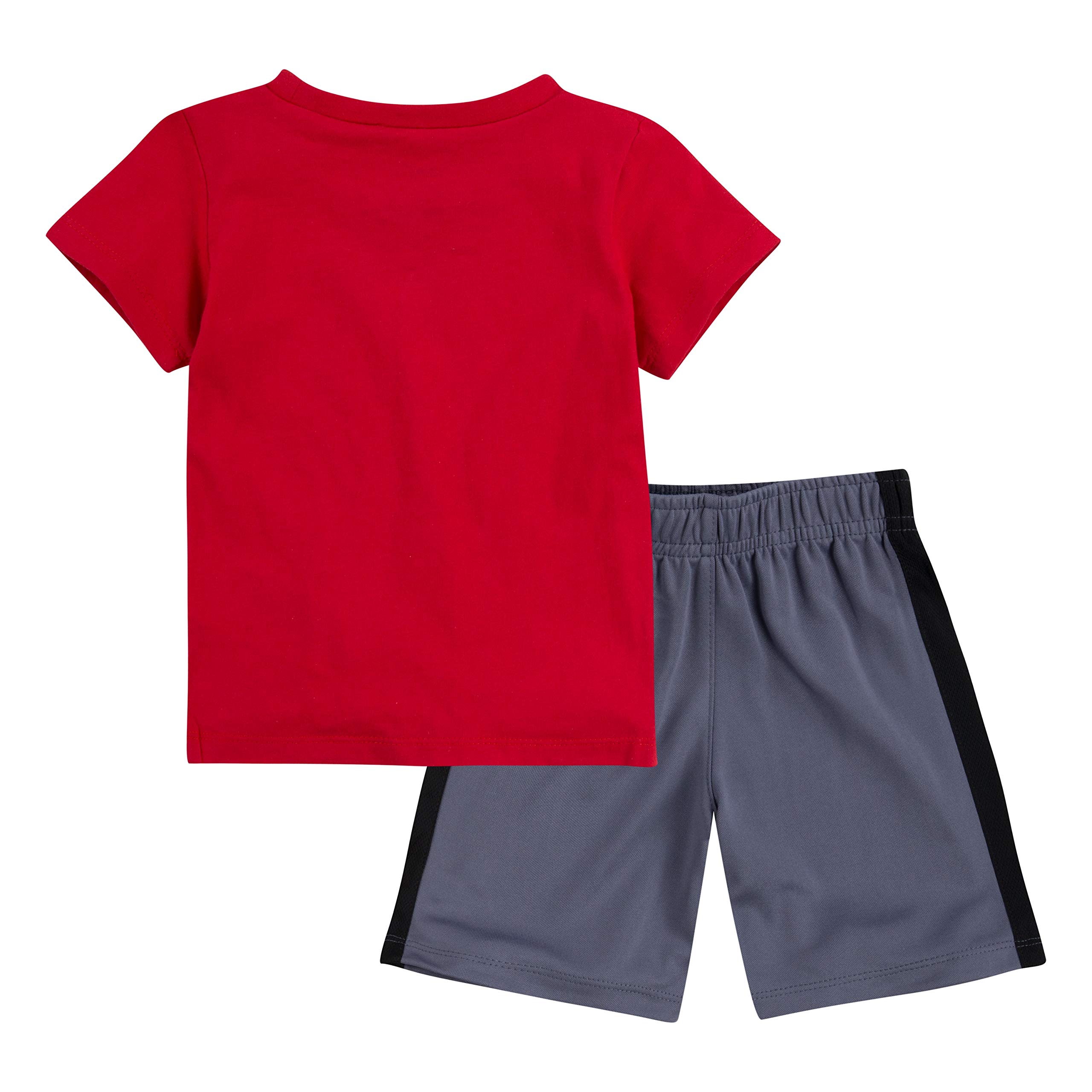Nike Baby Boys' Graphic T-Shirt and Shorts 2-Piece Outfit Set - Cute & Comfortable Toddler Clothes for Playtime, Daycare & Family Outings