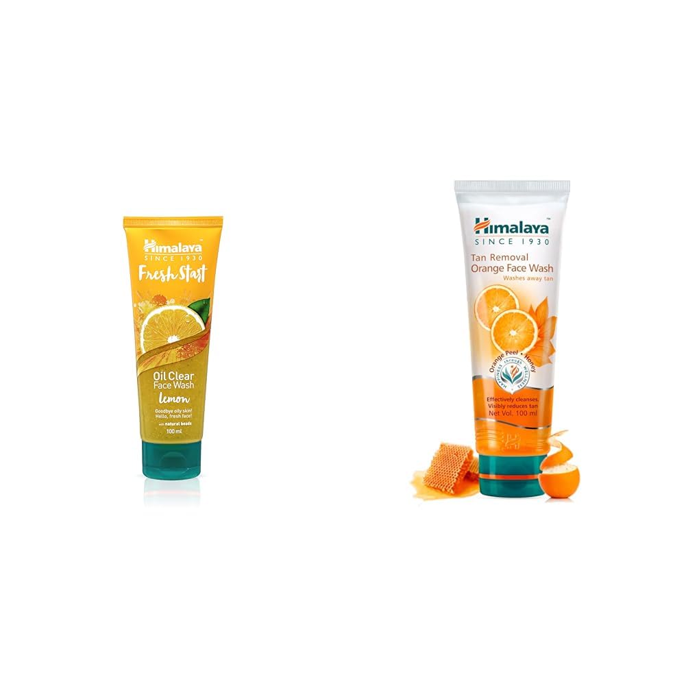 Himalaya Lemon Face Wash 100ml - Oil Control & Fresh Skin for Daily Use