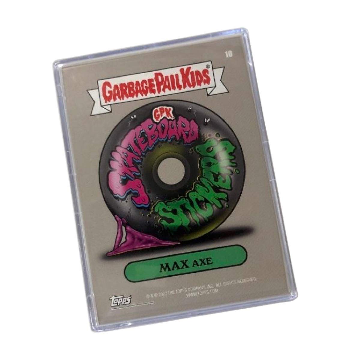 2020 Topps Garbage Pail Kids Skateboard Stickers - Complete 10-Card Collectible Set | GPK Trading Cards for Skateboard Enthusiasts & Collectors | Perfect for Display, Trading, and Skateboard Decoration