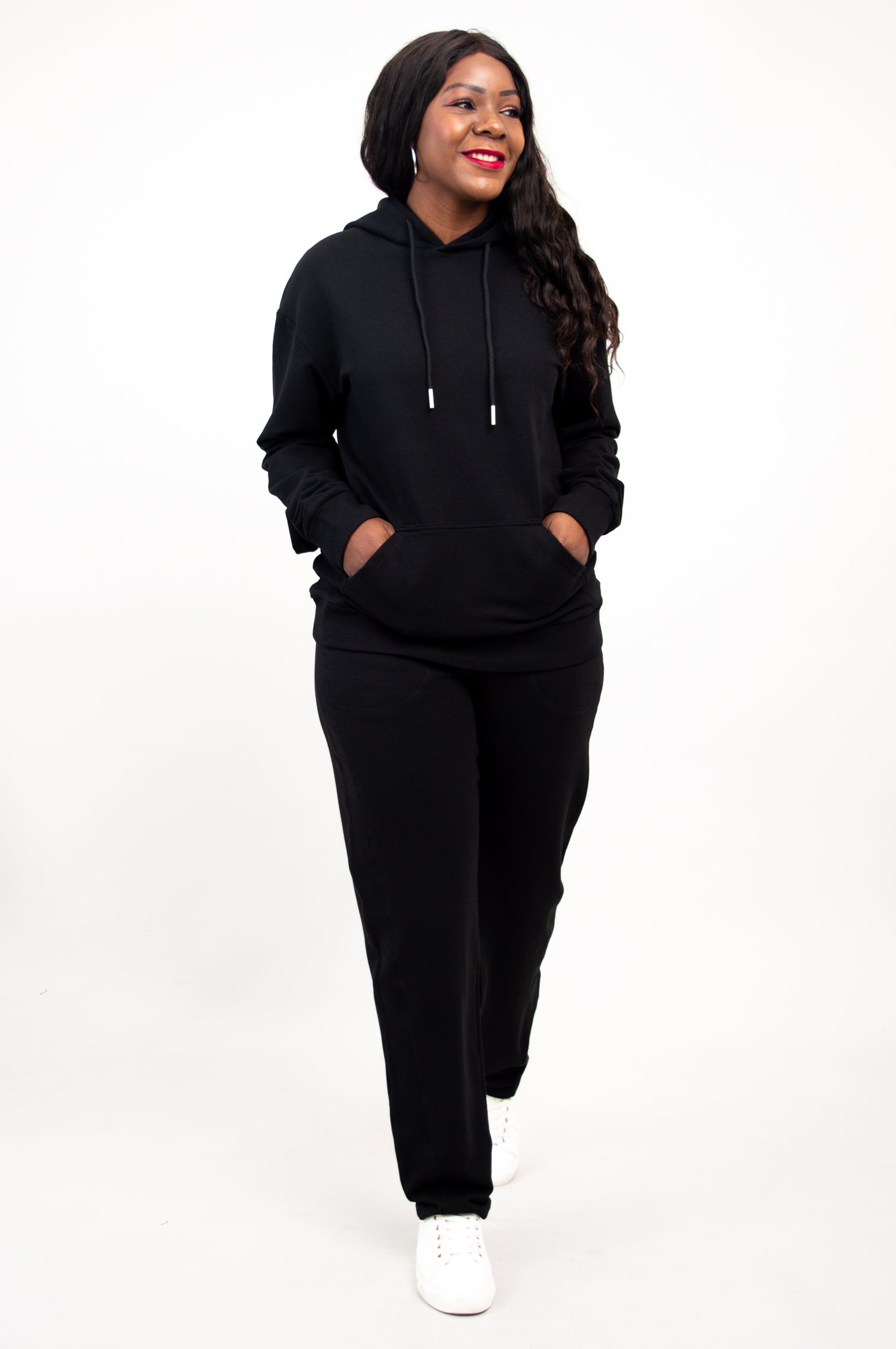 JoeJoe Men's Cotton Hoodie - Soft & Comfortable Black Pullover Sweatshirt for Casual Wear, Gym & Outdoor Activities