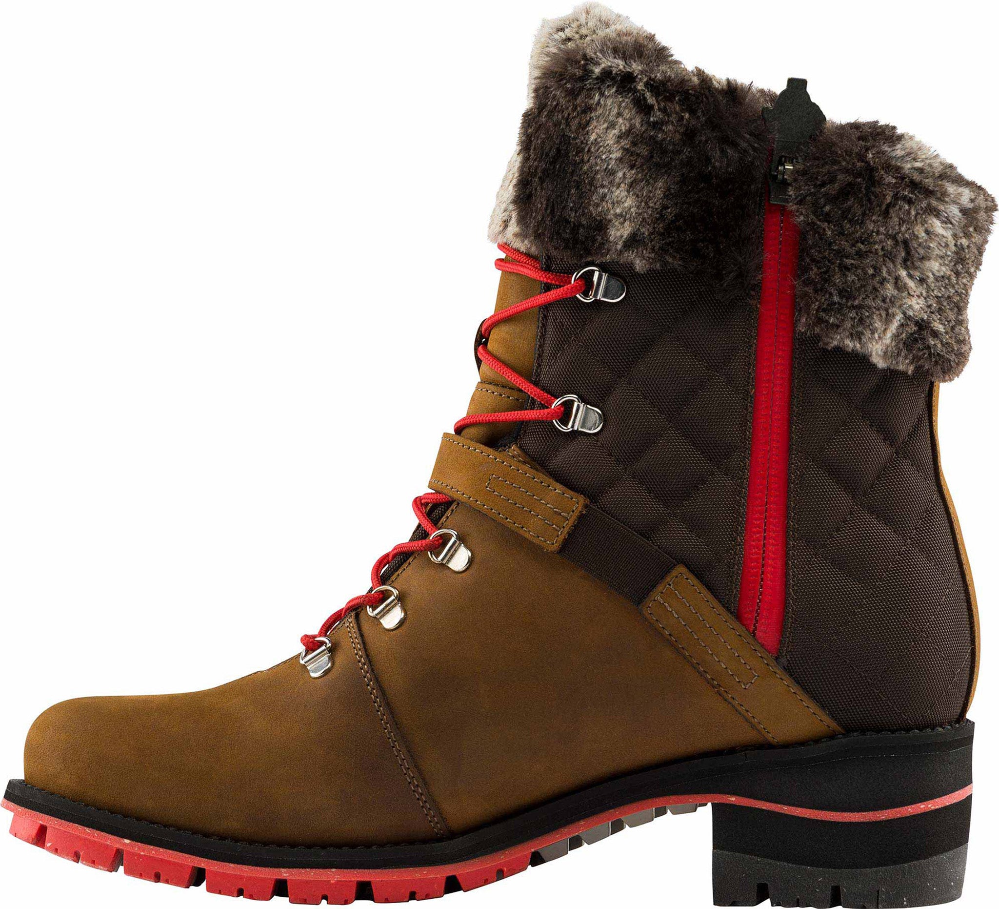 1907 Megeve Boots for Women - Vintage Style Leather Ankle Boots with Rubber Sole | Perfect for Fall, Winter & Casual Outfits