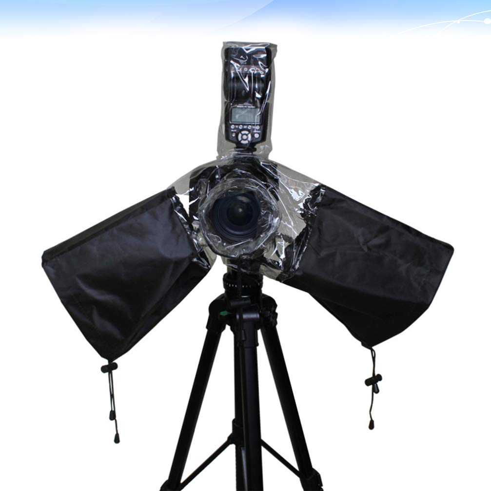 SOLUSTRE Waterproof Rain Jacket for Camera - Rain & Snow Protector Cover, Lens Guard for DSLR & Mirrorless Cameras - Perfect for Outdoor Photography in Rainy & Snowy Weather