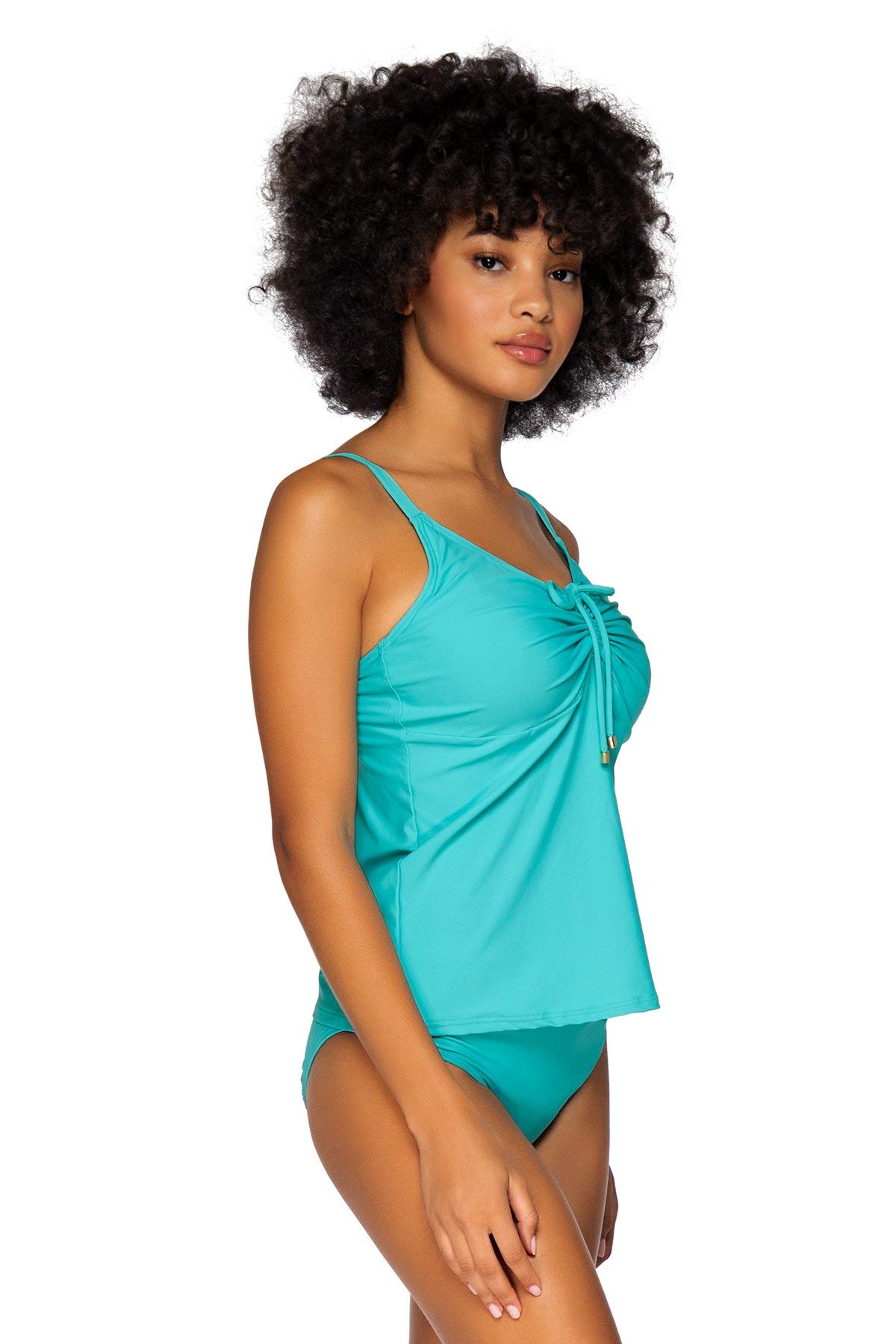 Sunsets Women's Standard Avery Underwire Tankini Swimsuit Top - Comfortable & Supportive Swimwear for Pool, Beach & Vacation