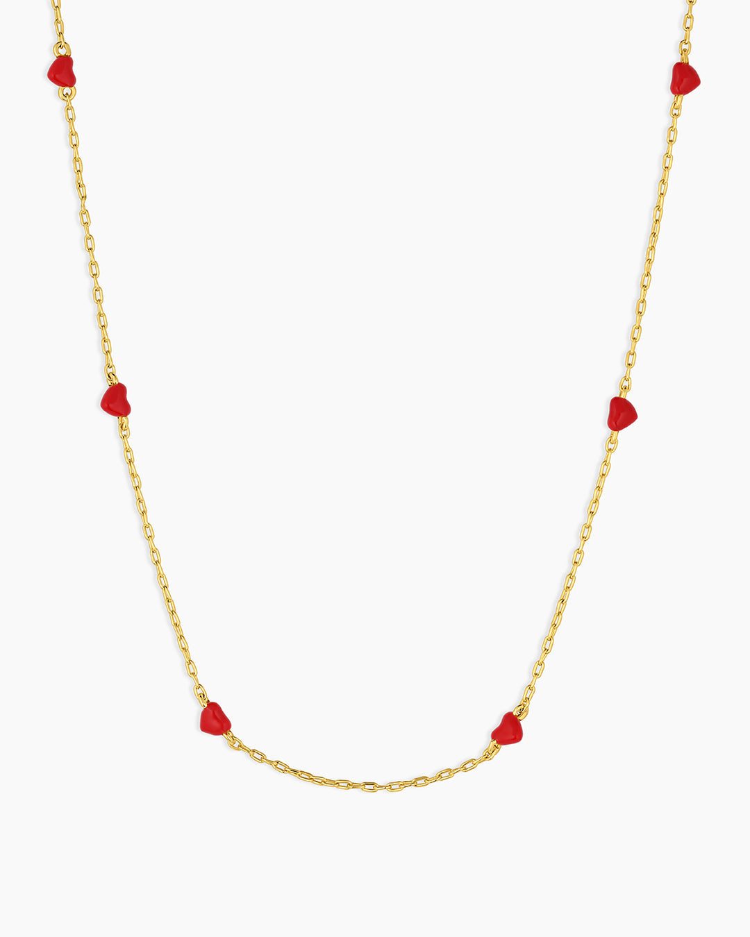 Amour Heart Necklace for Women - Elegant Red Crystal Pendant Jewelry Gift for Valentine's Day, Anniversary & Romantic Occasions