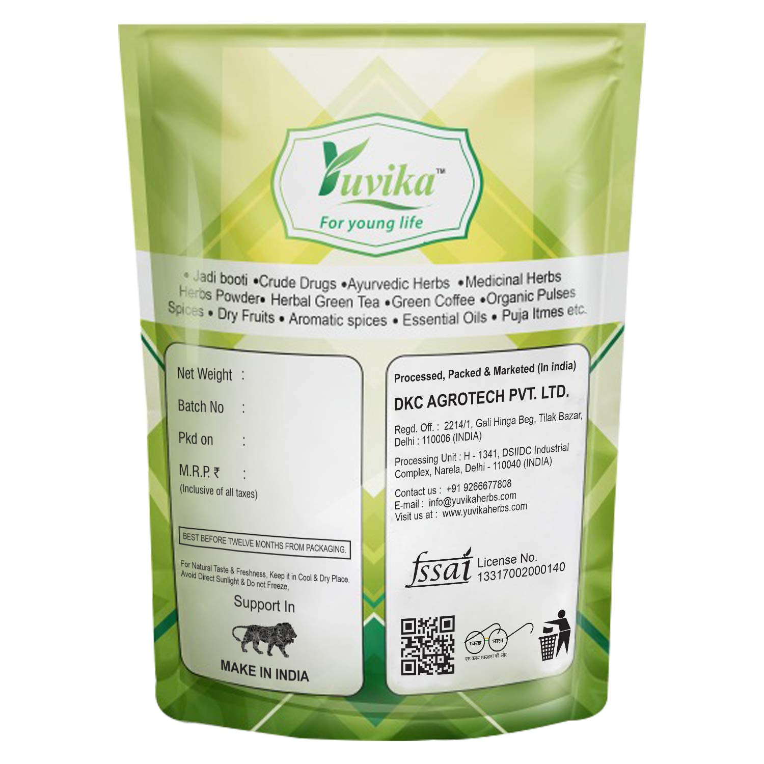 YUVIKA Fenugreek Seed Powder (100g) - Pure & Natural Methi Dana for Cooking, Tea & Hair Care - Supports Digestion & Healthy Skin