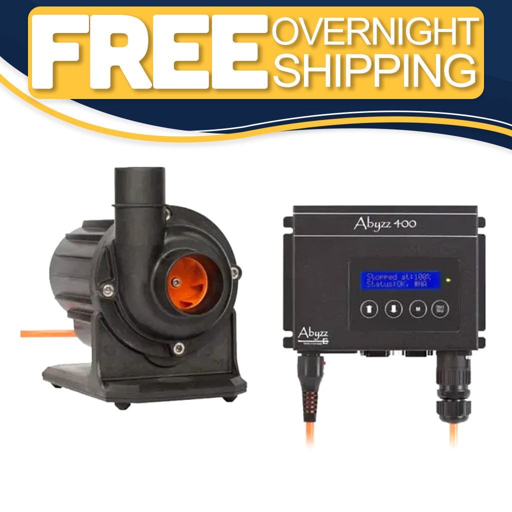A400 3M 4800GPH DC Water Pump by Abyzz - High Performance Submersible Pump for Aquariums, Ponds, and Water Features