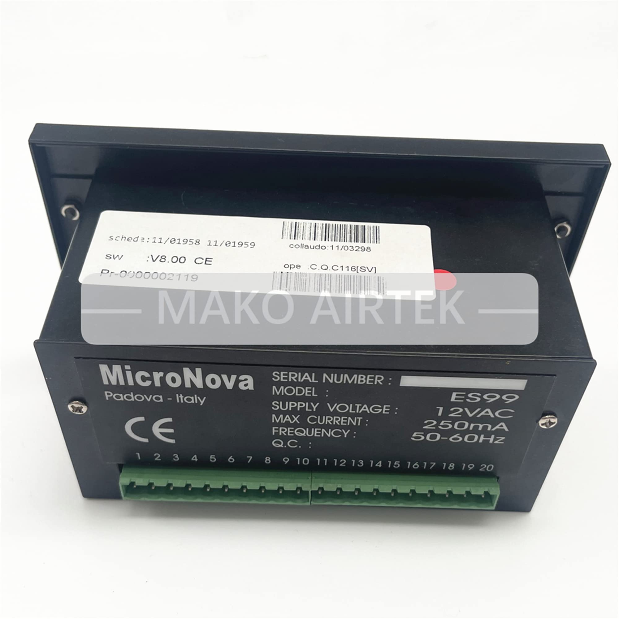 Atlas Copco Air Compressor Control Panel Controller (2202842000) - Replacement Part for Industrial Air Compressor Systems | Perfect for Maintenance & Repair in Manufacturing Plants