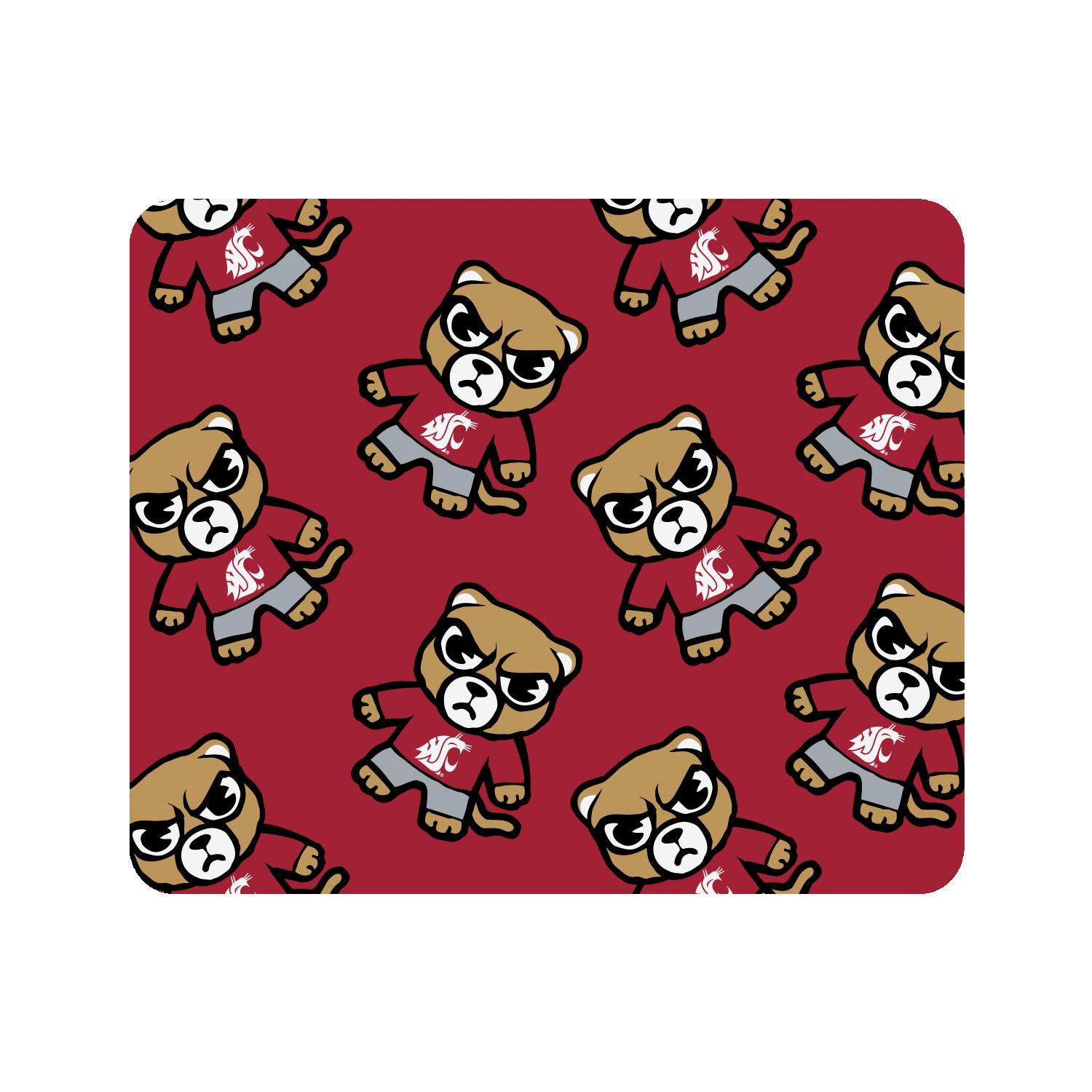 OTM Essentials Washington State University Standard Fabric Mouse Pad - Desk Accessories & Gaming Mouse Pad with Tokyodachi Mascot Design - Perfect for Office, Home, and Gaming Setup