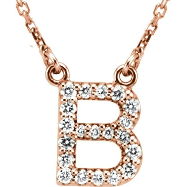 14K Gold Initial 