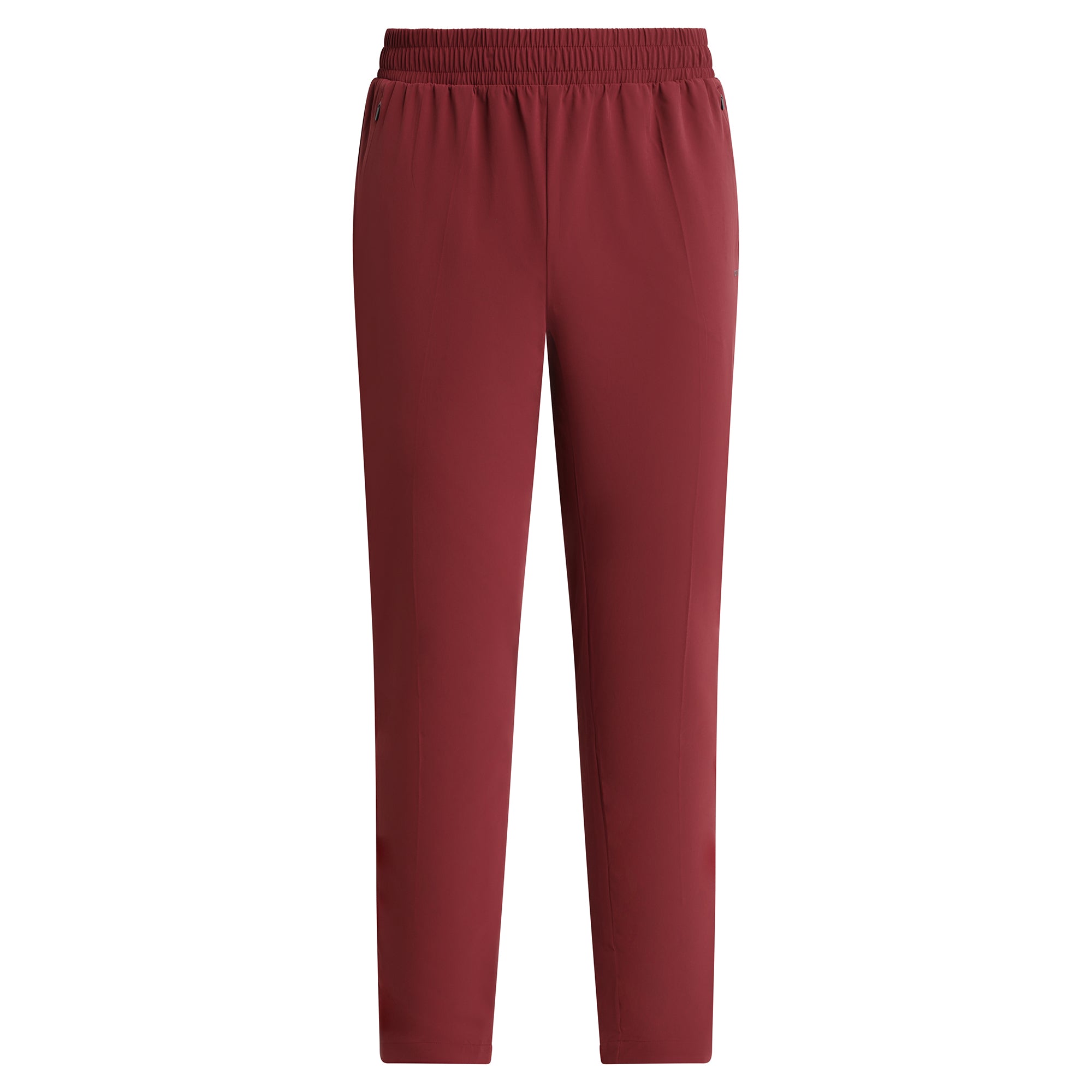 Men's Stretch Chino Sport Pants in Bordeaux - Comfortable & Stylish Activewear for Gym, Running & Casual Wear