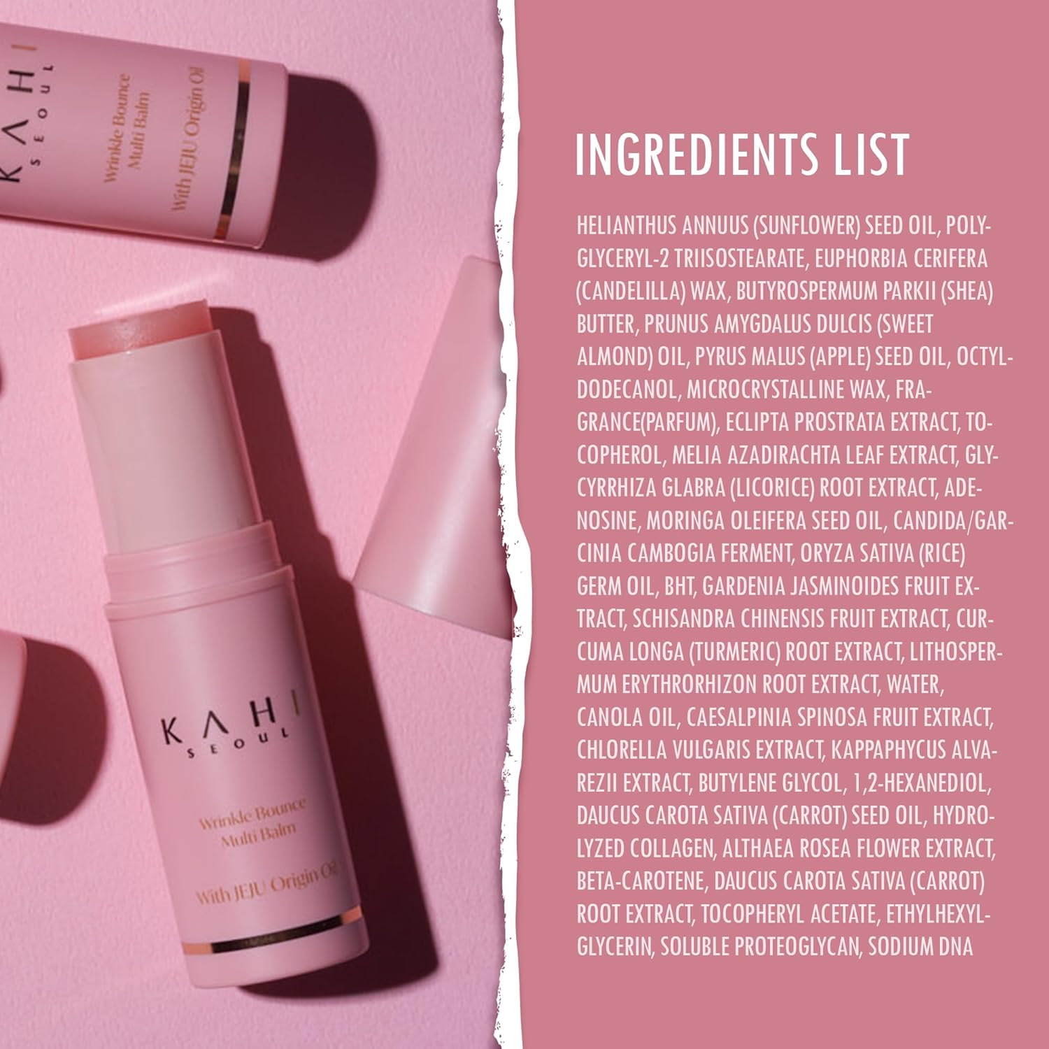 KAHI Wrinkle Bounce Multi Balm - Hydrating Moisturizer for Face & Eyes | Anti-Aging Cream for Wrinkles & Fine Lines | Perfect for Daily Skincare & Travel