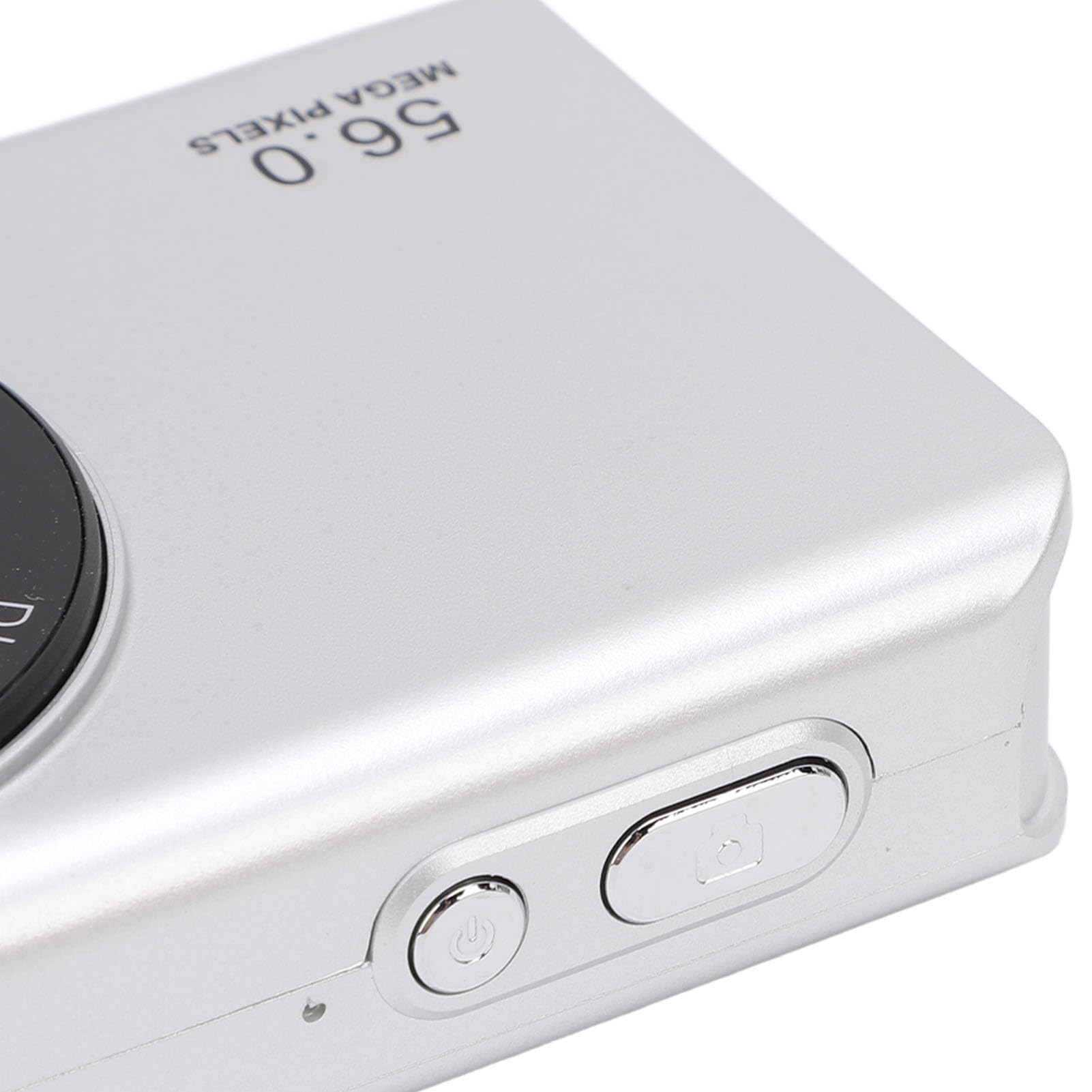 4K Digital Video Camera - Portable Compact Vlogging Camera with Auto Focus, Anti-Shake & 16x Digital Zoom for YouTube, Travel & Family Recording (Silver) - Perfect for Vloggers, Travelers & Content Creators
