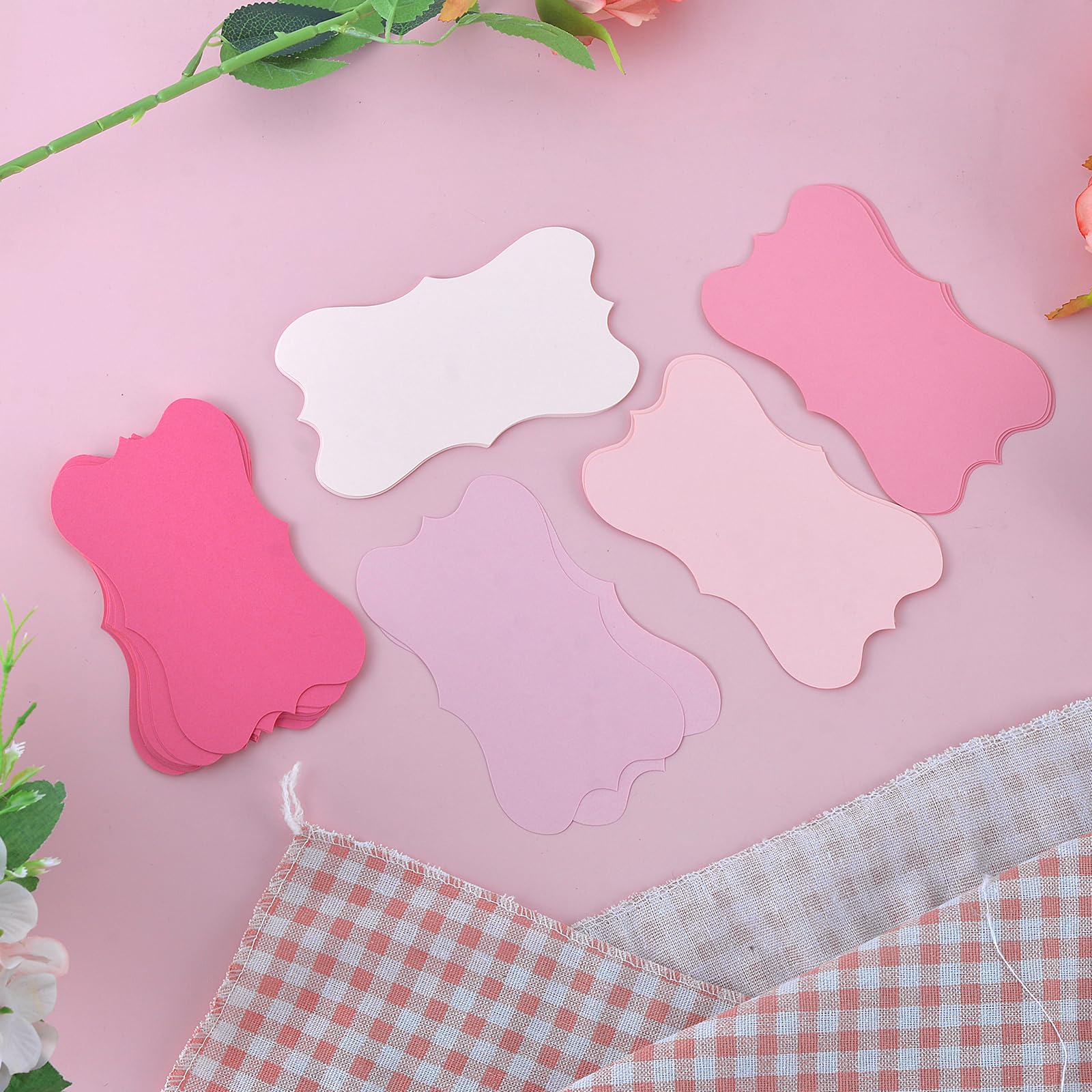 150 Pack Pink Index Cards 3x5 - Colored Blank Lavender Cardstock for School, Office, Studying, Nursing Students - Perfect for Wedding Invitations, Thank You Notes & Tropical Themed Events