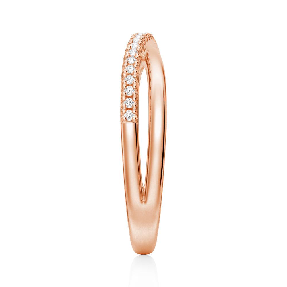 Petite Twisted Band Sterling Silver Wedding Ring for Women - Elegant 925 Silver Stackable Band for Engagement, Anniversary & Everyday Wear
