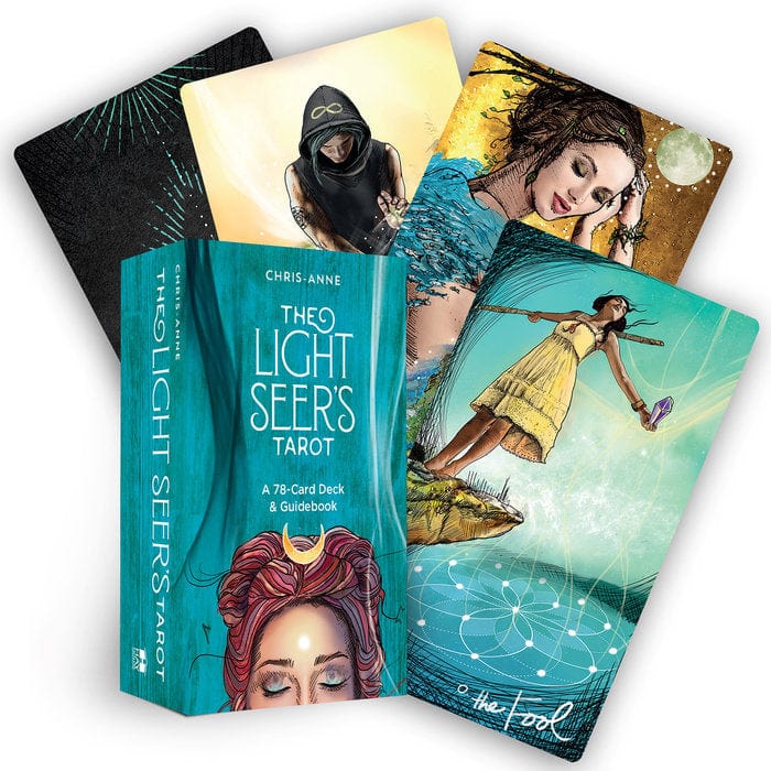 Light Seer's Tarot Deck - 78-Card Mystical Tarot Cards for Divination, Spiritual Guidance & Self-Discovery | Perfect for Beginners & Professional Readers (Home, Meditation, Gift)