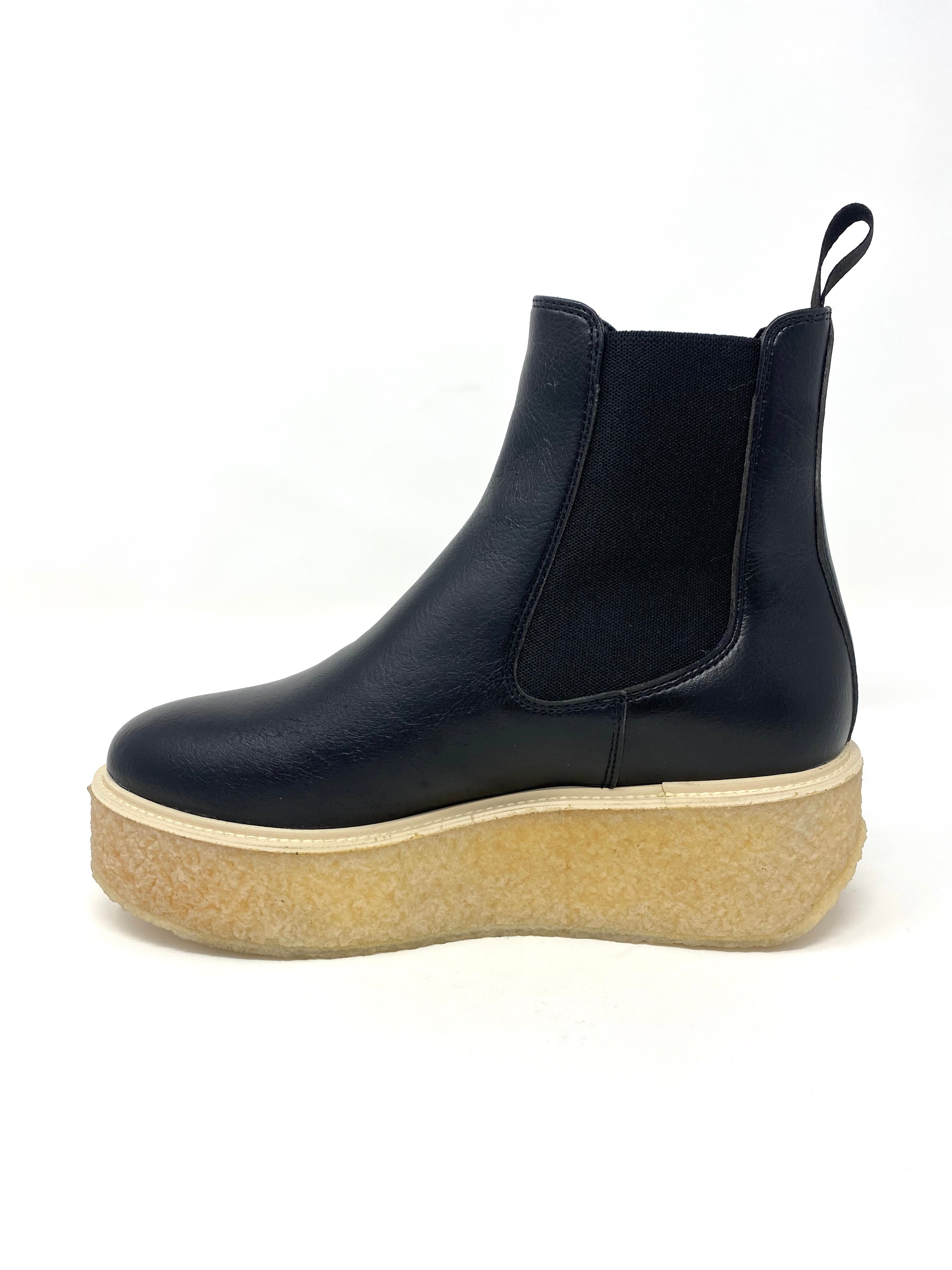 Novacas Whitney Platform Boots for Women - Black Chunky Heel Ankle Boots | Stylish & Comfortable for Fall, Winter & Everyday Wear