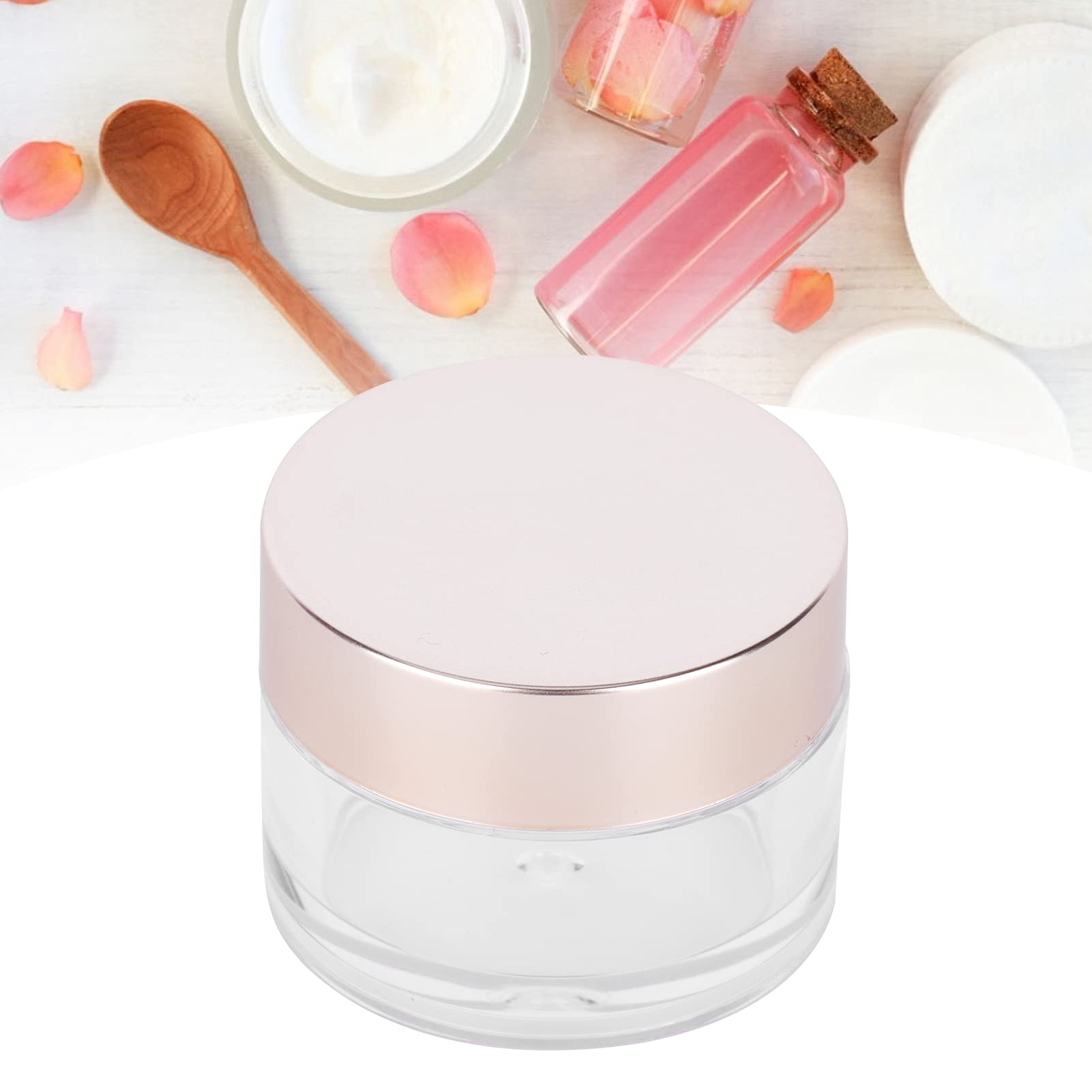 2-Pack Reusable Cosmetic Containers with Wide Mouth - 10pcs Travel-Sized Portable Jars for Makeup, Jewelry & Toiletries - Perfect for Travel, Organizing & On-the-Go Storage