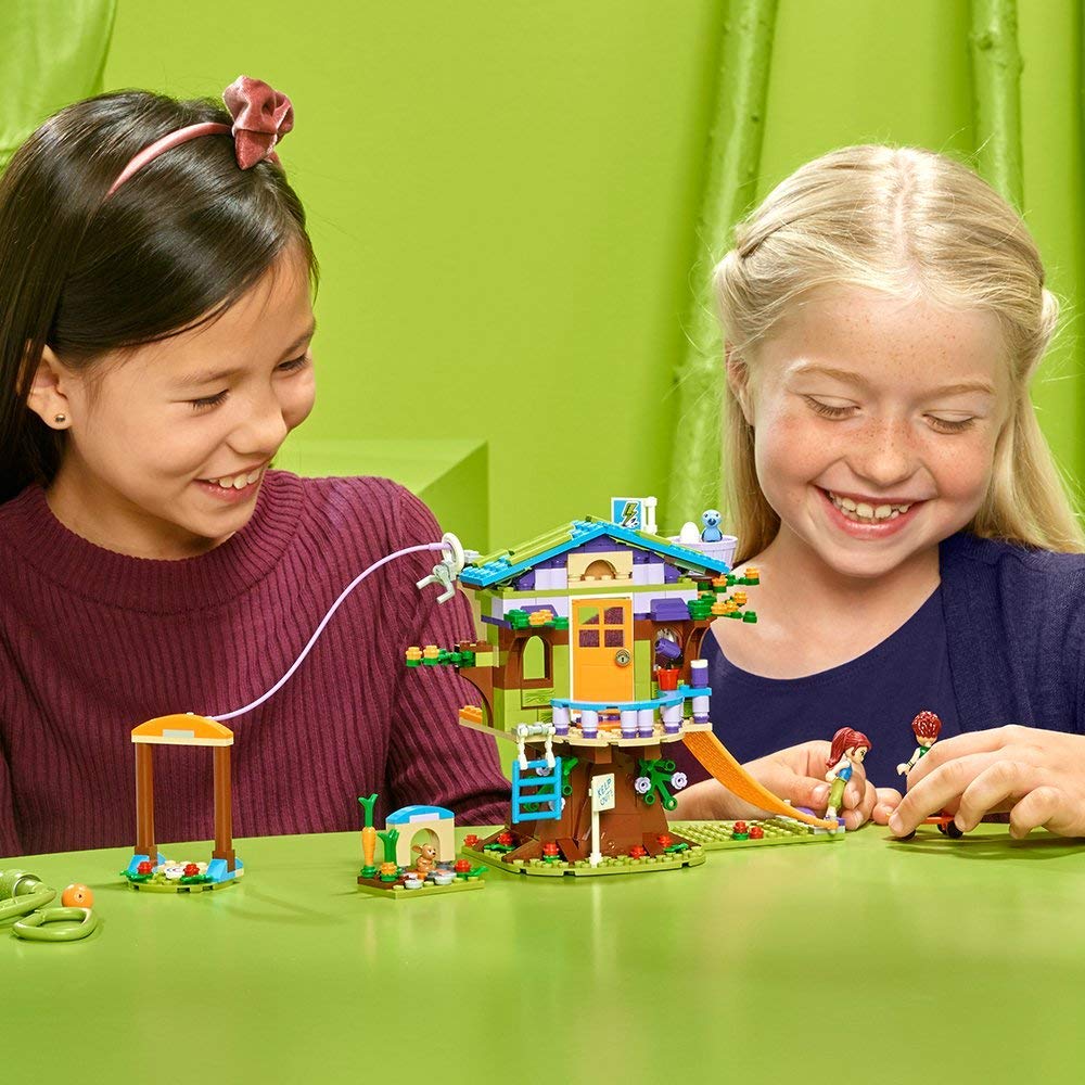 LEGO Friends Mia's Tree House Building Toy Set with Mini Dolls & Skateboard - Creative Construction Playset for Kids Ages 6-12 (41335) | Perfect Birthday Gift & Indoor Activity for Girls & Boys