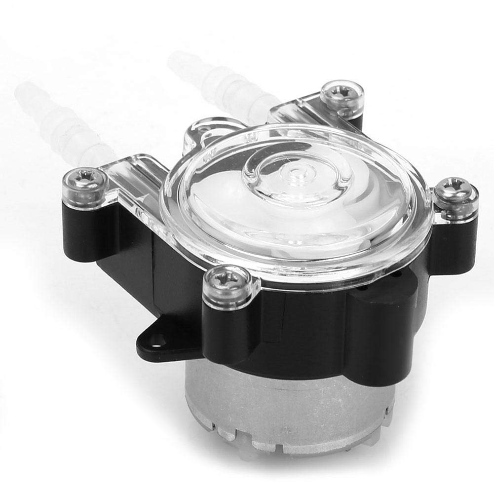 6V Peristaltic Pump for Lab & Aquarium - 65-150ml/min Flow Rate, Low Noise, ID3mmxOD5mm Tubing - Ideal for Biochemical Analysis, Pharmacy, Water Treatment & Home Aquariums