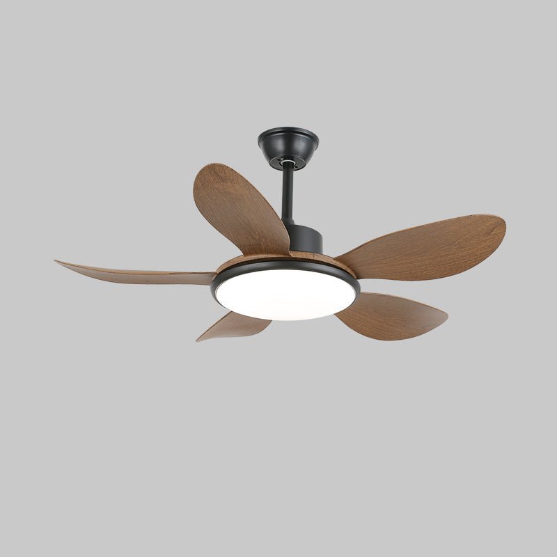 Brinley 48/52 Inch Ceiling Fan with Light Kit - Modern Indoor/Outdoor Fan for Living Room, Bedroom, Patio - Energy Efficient, Quiet DC Motor, Remote Control Included