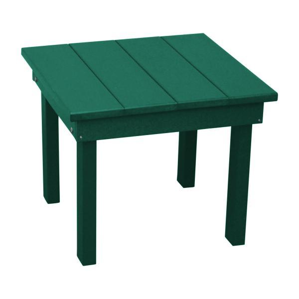 Modern Poly Hampton End Table - Small Side Table for Living Room, Bedroom, or Office - Perfect for Lamps, Books, and Decor