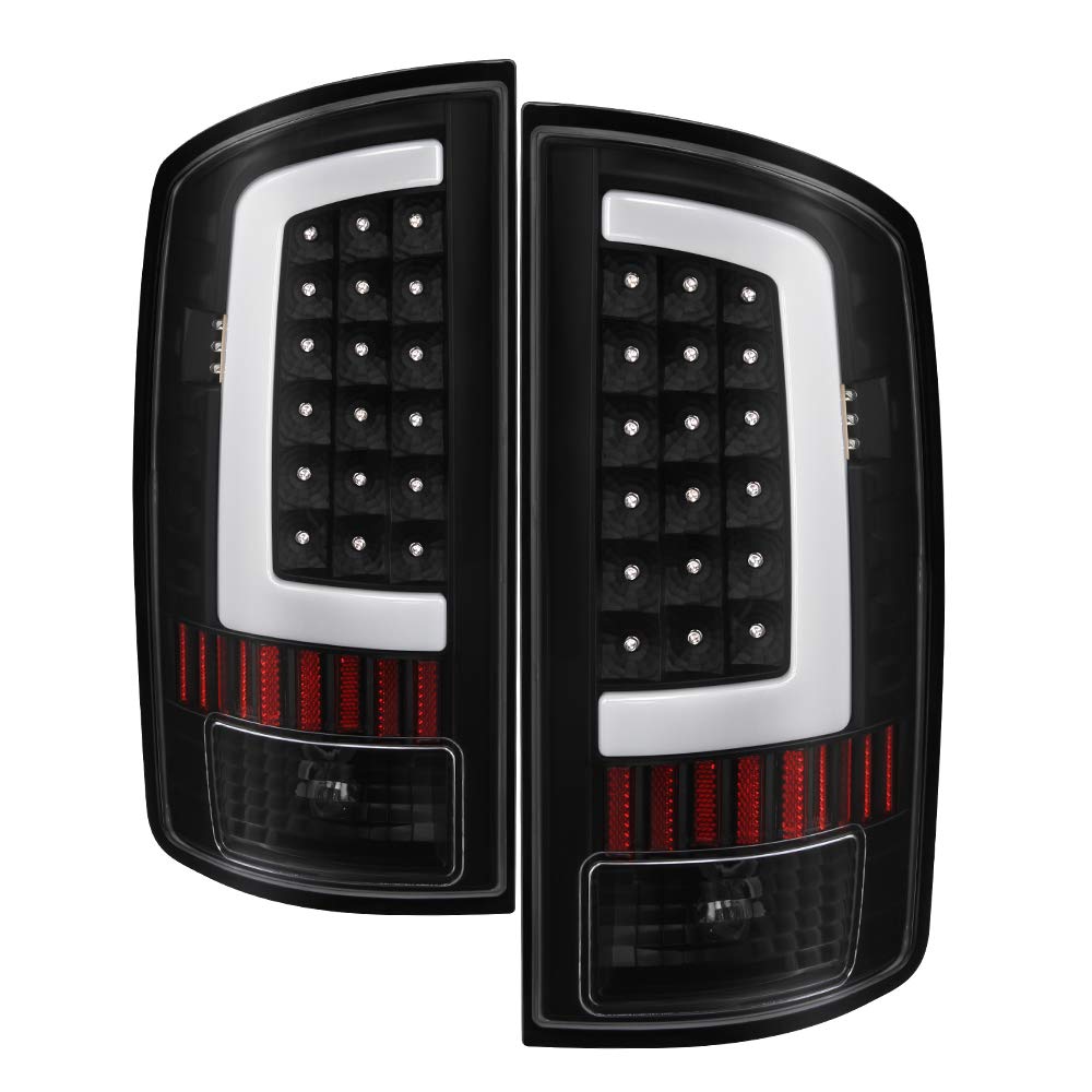 2002-2006 Dodge Ram 1500/2500/3500 LED Tail Lights - Red Rear Brake Light Bar for Improved Visibility & Safety (Perfect for Night Driving & Off-Road Adventures)