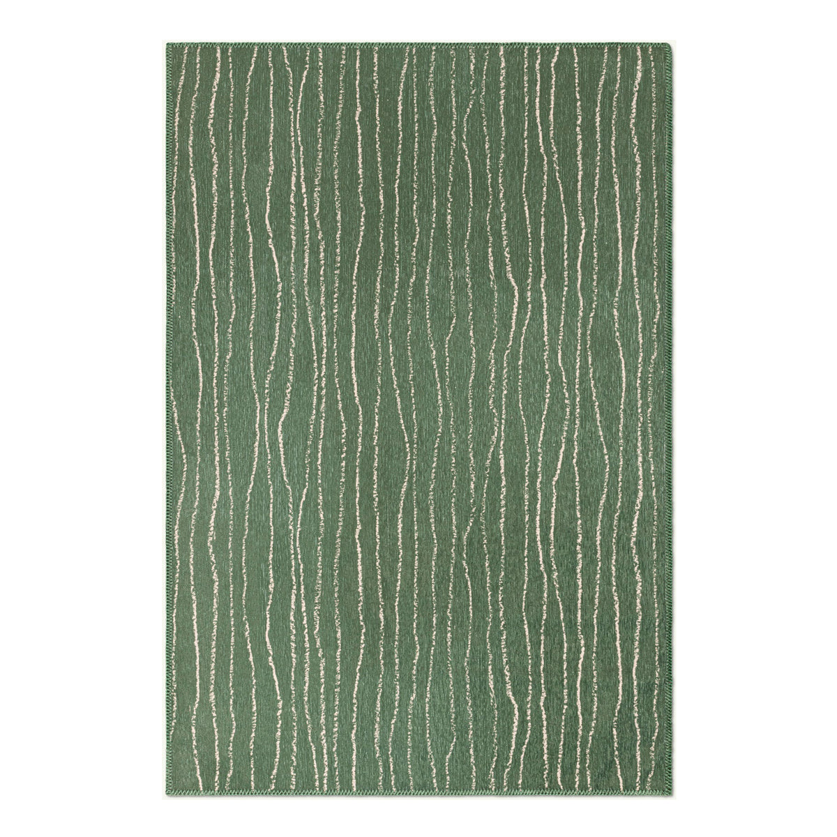 Atlas Chenille Washable Rug - Soft & Durable Non-Slip Area Rug for Living Room, Bedroom, Nursery - Machine Washable & Stain Resistant