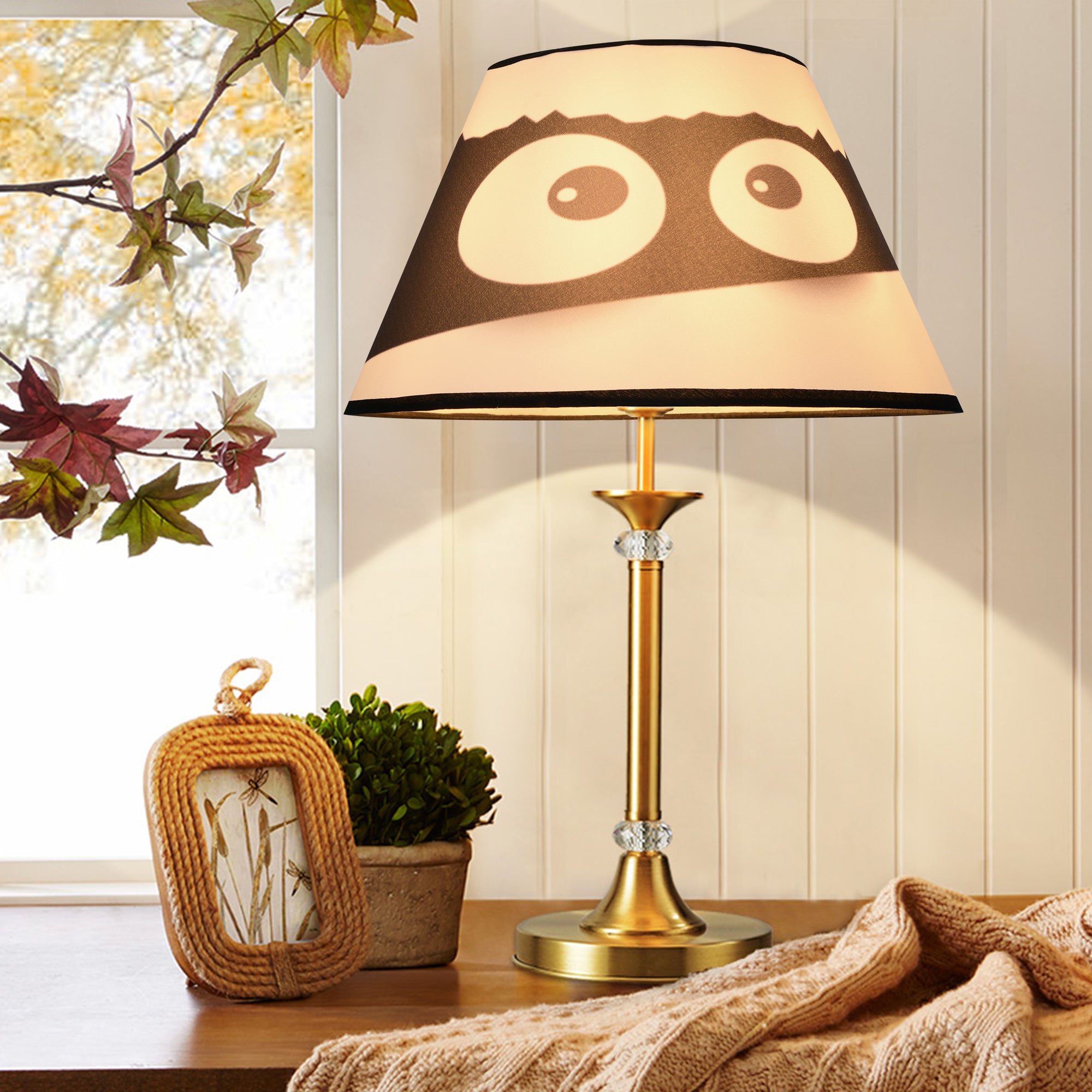 Halloween Limited Edition Round Empire Lamp Shade Set of 2 - 7x13x7.8 Inches for Spooky Home Decor | Perfect for Living Room, Bedroom & Halloween Party Decorations