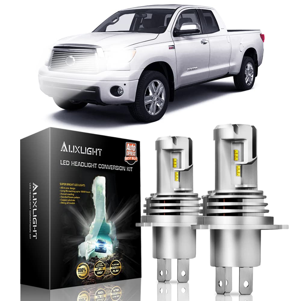AUXLIGHT 9003 H4 HB2 LED Headlight Bulbs - 12000LM Dual Beam Conversion Kit (6000K White, Pack of 2) | Plug & Play Replacement for 2000-2006 & 2014-2021 Toyota Tundra High/Low Beam | Perfect for Night Driving, Off-Roading & Enhanced Visibility