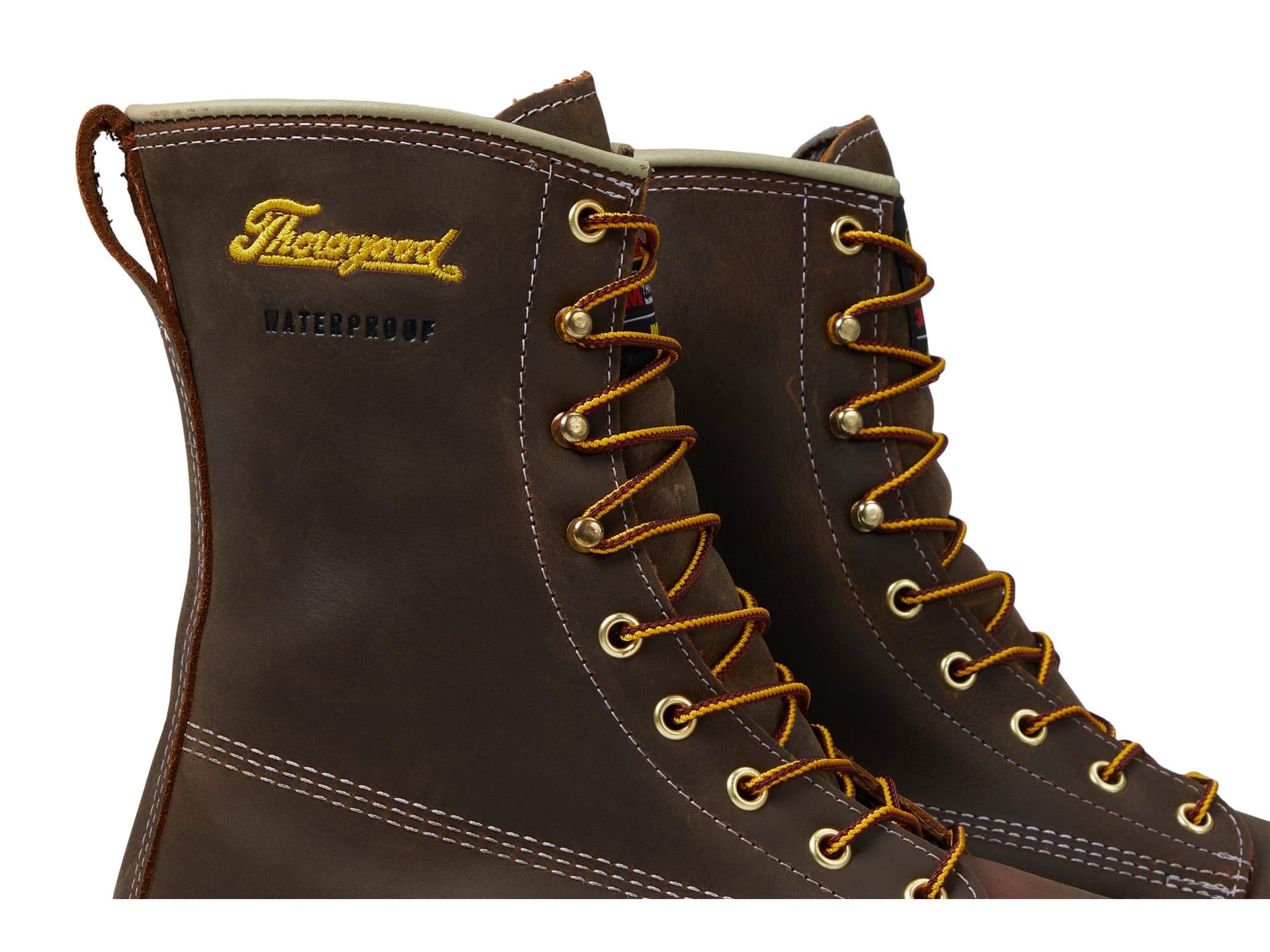**Thorogood American Legacy 8” Insulated Waterproof Work Boots for Men – Nano Composite Safety Toe, 400g Thinsulate, Oil & Slip-Resistant Outsole – Durable Construction & Comfort for Outdoor, Construction & Heavy-Duty Work**