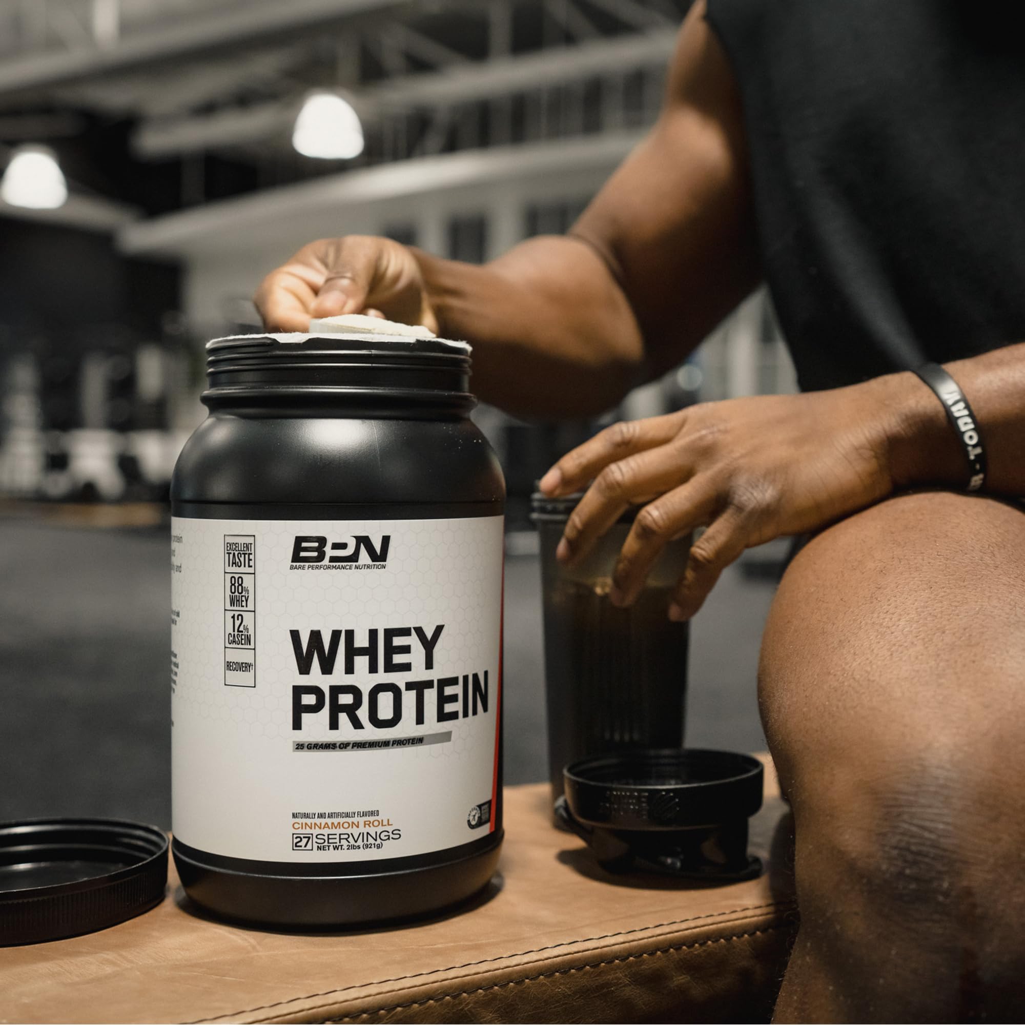BPN Whey & Casein Protein Powder Blend - Blueberry Muffin Flavor, 25g Protein per Serving for Muscle Recovery, 27 Servings | Third Party Tested | Post-Workout & Breakfast Supplement for Athletes & Fitness Enthusiasts