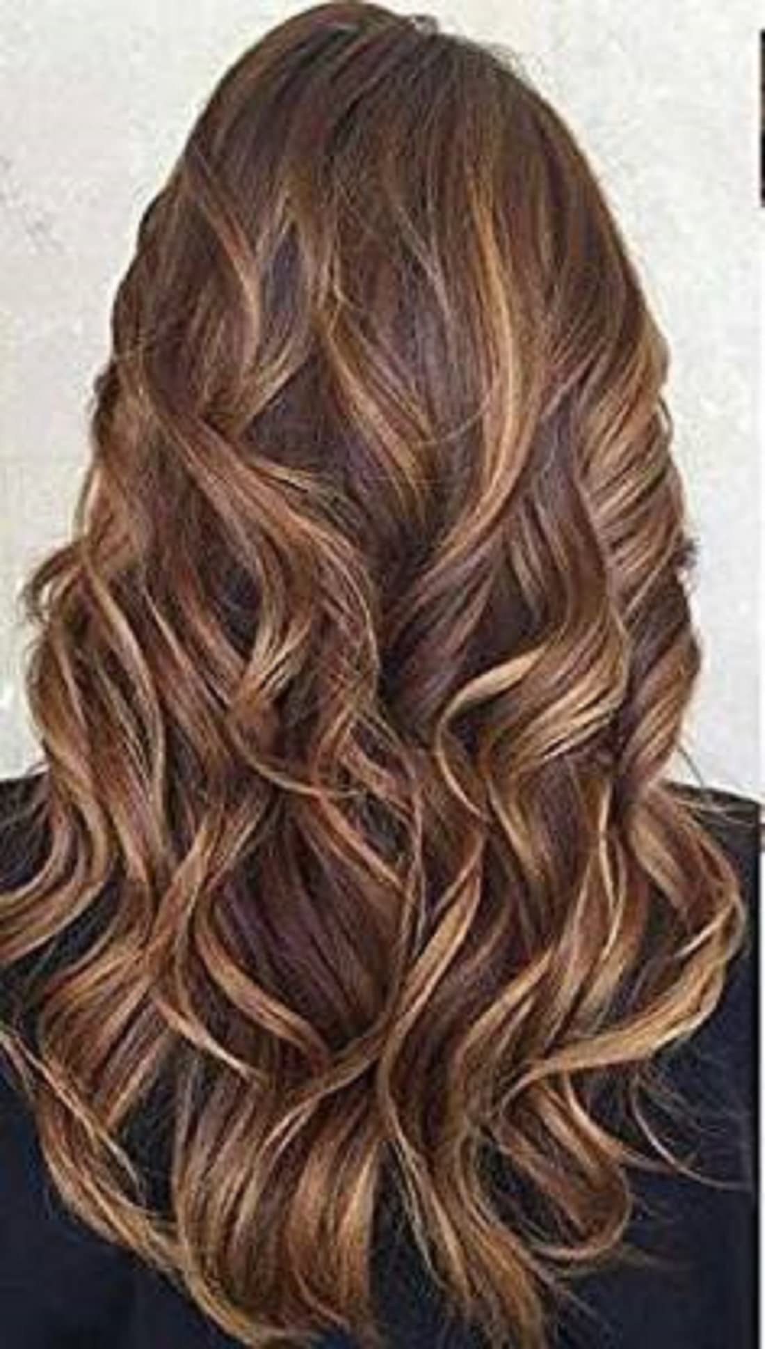 Abrish Golden Highlight Long Synthetic Women Hair Extensions | Full Head Instant One Piece Curly Clip-in Hairpiece | Golden Brown to Light Blonde Ombre Weft | Perfect for Parties, Weddings & Daily Styling
