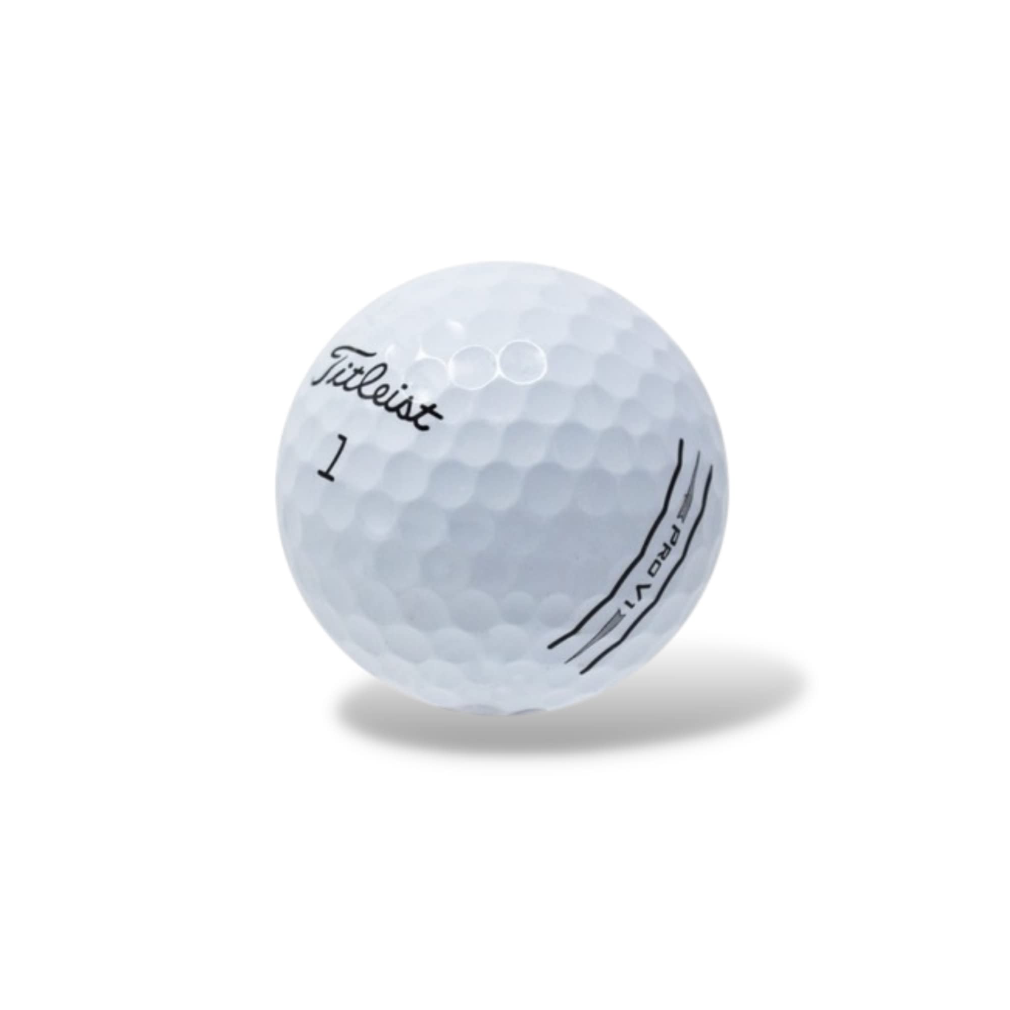 Premium Recycled Titleist Pro V1 Golf Balls - 3A (AAA) Grade | Like New Condition | White | for Men & Women | Practice & Tournament Use | Packaging May Vary