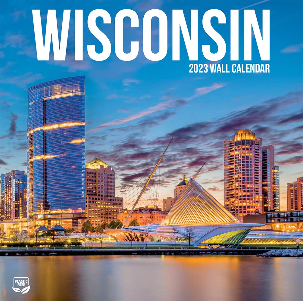 Turner Photographic Wisconsin 12x12 Wall Calendar 2024 - Stunning Scenic Photos - Perfect for Home, Office, or Gift Giving